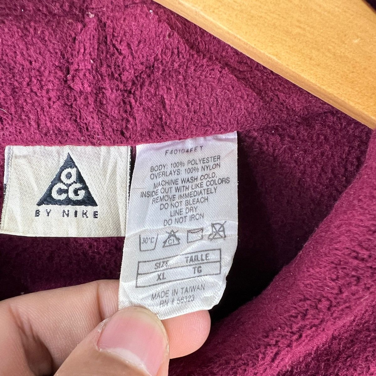 Nike ACG Vintage NIKE ACG Fleece Jacket All Condition Gear Streetwear Size US XL / EU 56 / 4 - 10 Thumbnail