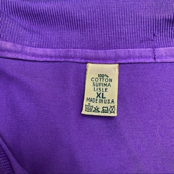 Vintage Vintage 90s Pima Cotton Striped Sleeve Polo Made In USA Size US XL / EU 56 / 4 - 4 Thumbnail