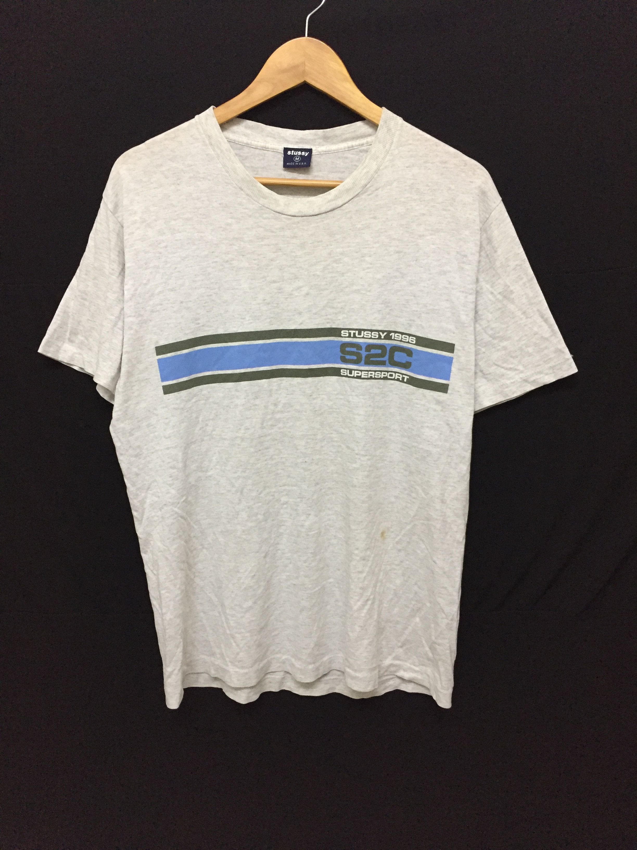 Stussy 1996 STUSSY S2C SuperSport tee Size US M / EU 48-50 / 2 - 1 Thumbnail