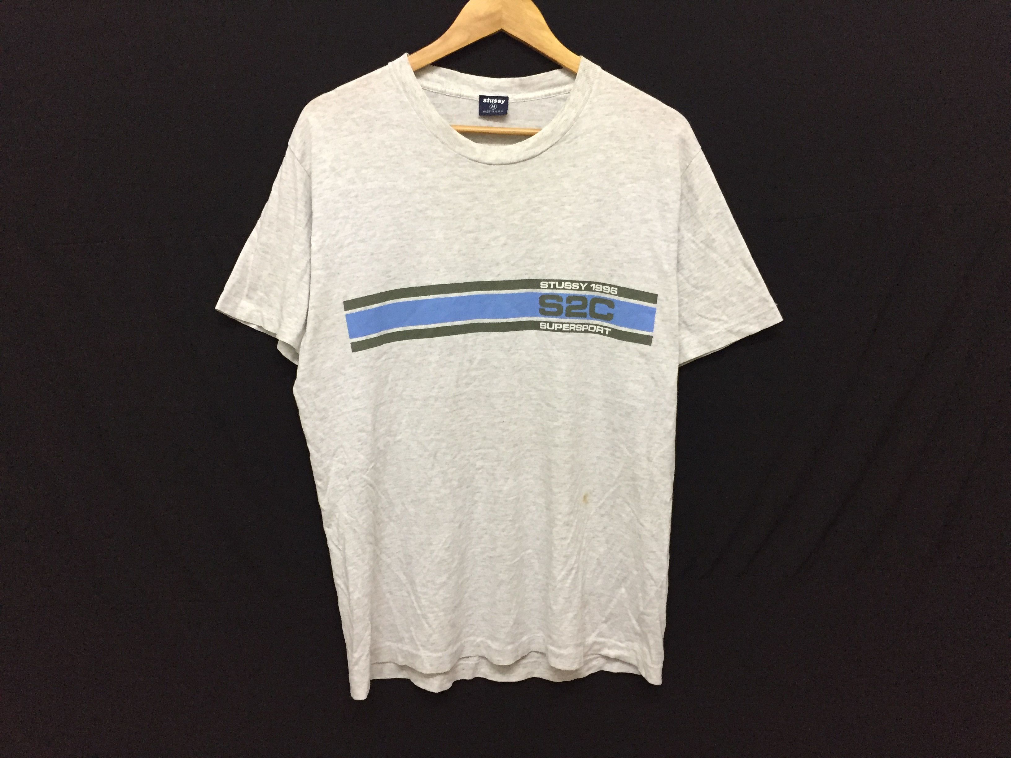 Stussy 1996 STUSSY S2C SuperSport tee Size US M / EU 48-50 / 2 - 2 Thumbnail