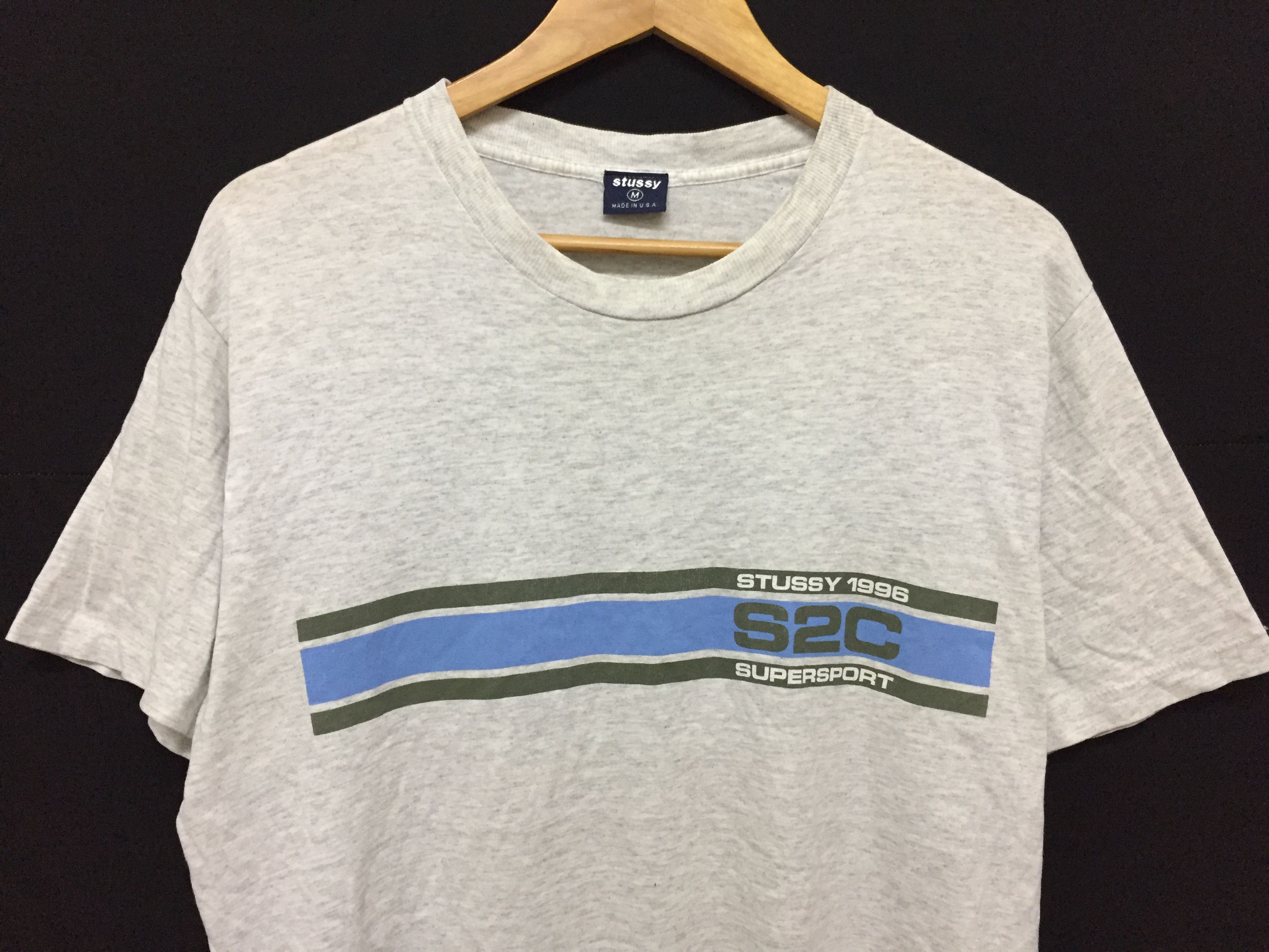 Stussy 1996 STUSSY S2C SuperSport tee Size US M / EU 48-50 / 2 - 3 Thumbnail