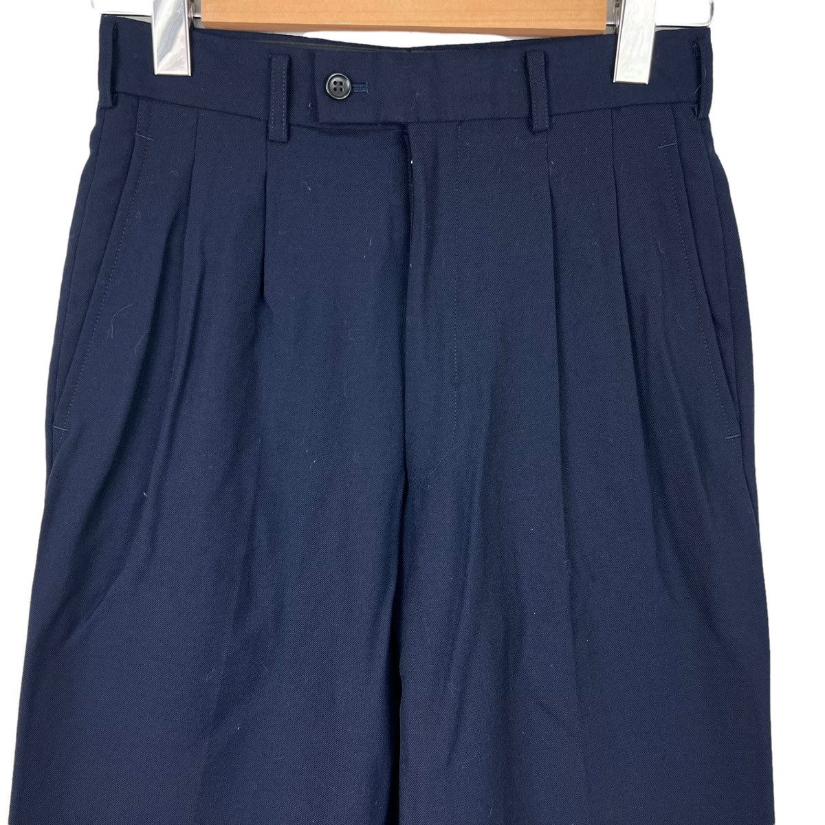 Comme des Garcons Comme des Garcons Homme 90s Wool Pleated Wide Leg Pants S Size US 28 / EU 44 - 3 Thumbnail