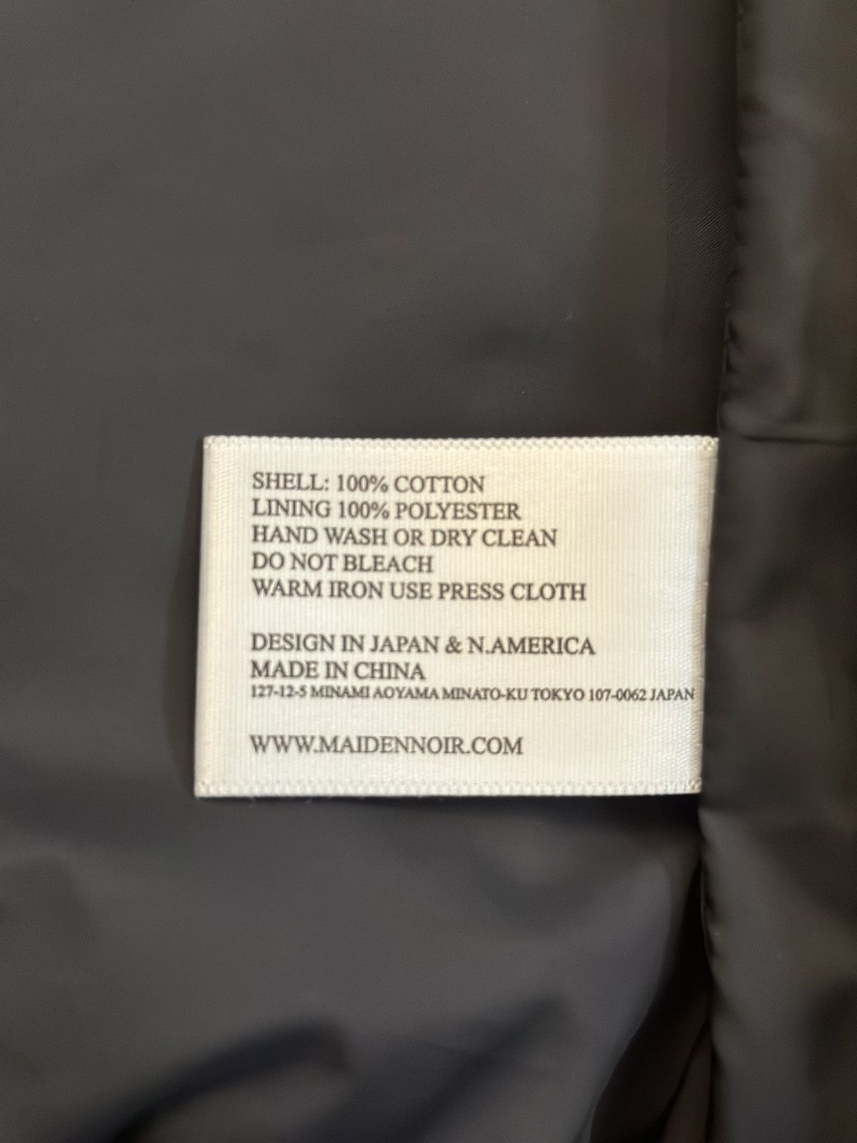 2005 Vintage Maiden Noir Jacket Medium M