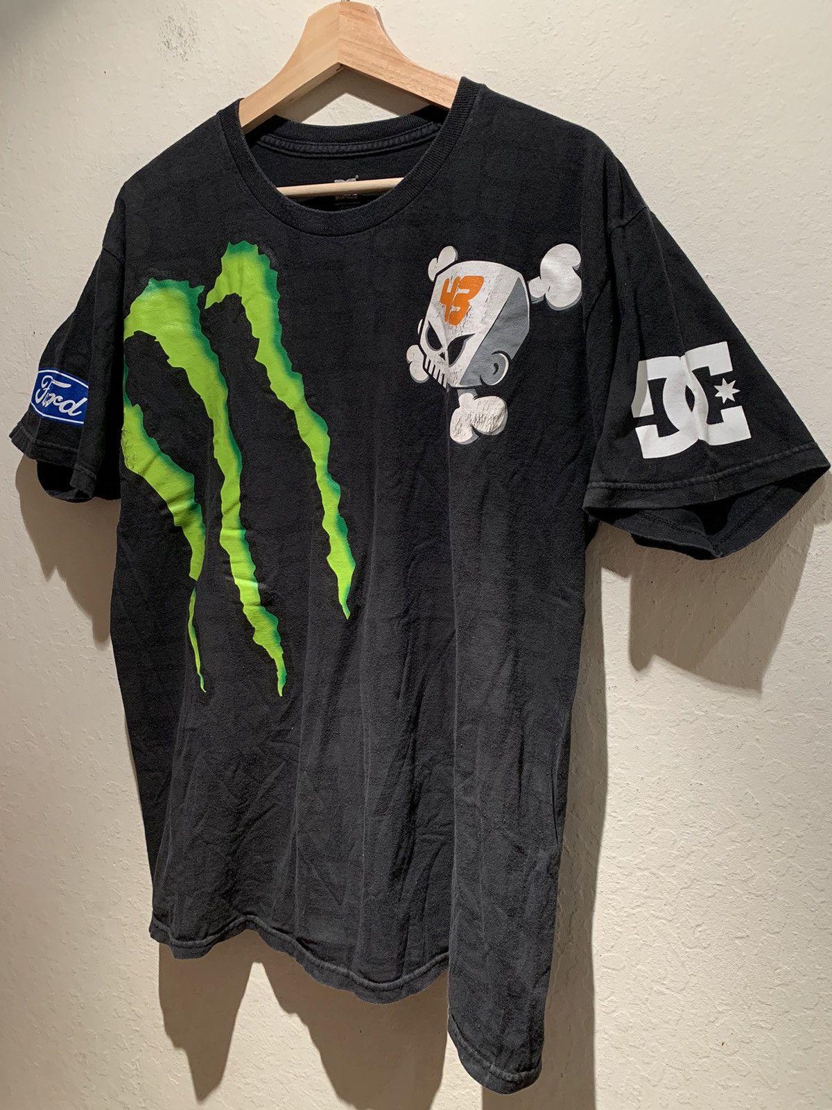 DC × Ford × Vintage *RARE* DC Ken Block Monster Ford Racing Promo T-Shirt - L Size US L / EU 52-54 / 3 - 1 Thumbnail