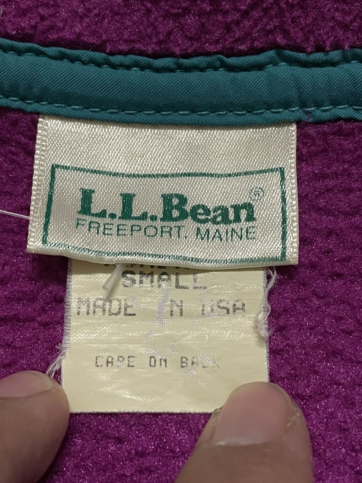 L.L. Bean × Vintage 🔥LAST DROP🔥Vintage 90’s L.L Bean Jacket Fleece Size US S / EU 44-46 / 1 - 8 Thumbnail