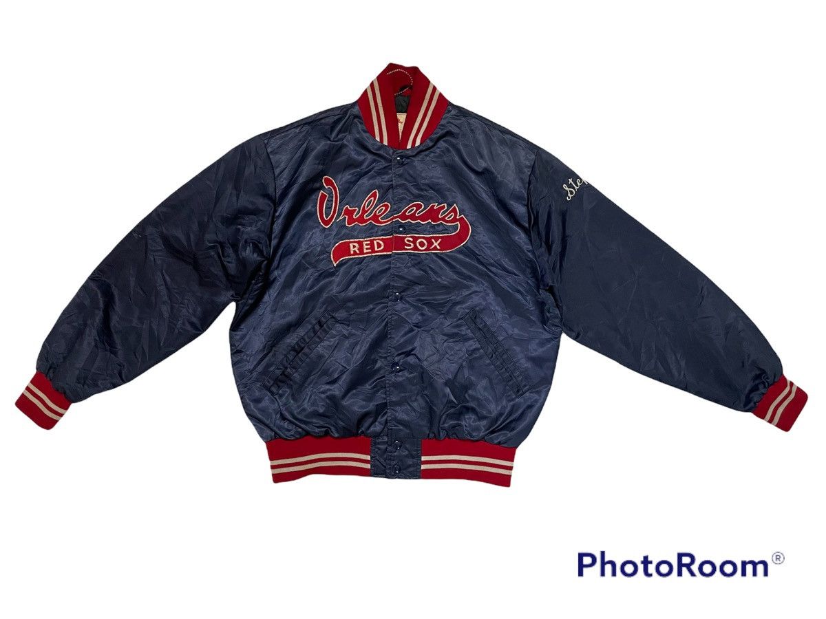 Vintage Vintage Varsity Jacket Red Sox American Style Size US L / EU 52-54 / 3 - 1 Thumbnail