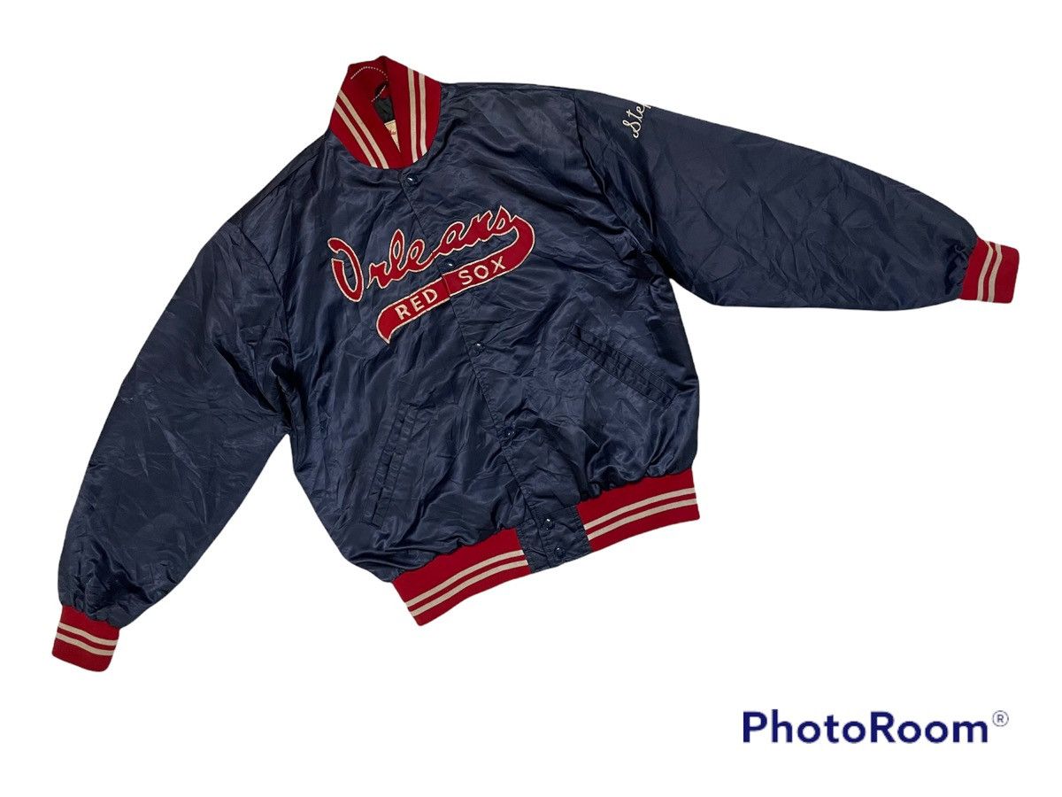 Vintage Vintage Varsity Jacket Red Sox American Style Size US L / EU 52-54 / 3 - 2 Thumbnail