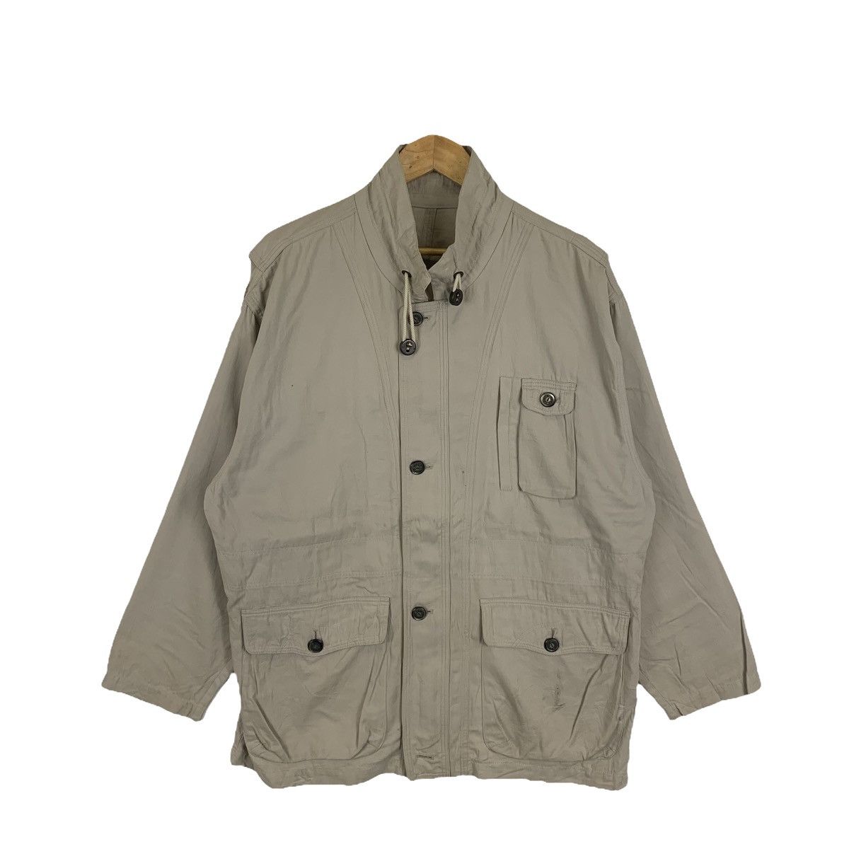 Lanvin Vintage LANVIN Studio Paris Fashion Designer Light Jacket Size US L / EU 52-54 / 3 - 1 Thumbnail