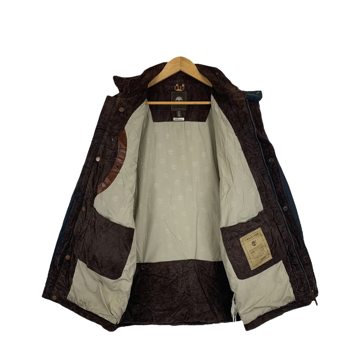 Timberland × Vintage TIMBERLAND Outdoor Sportswear Fully Button Quilted Jacket Size US L / EU 52-54 / 3 - 3 Thumbnail
