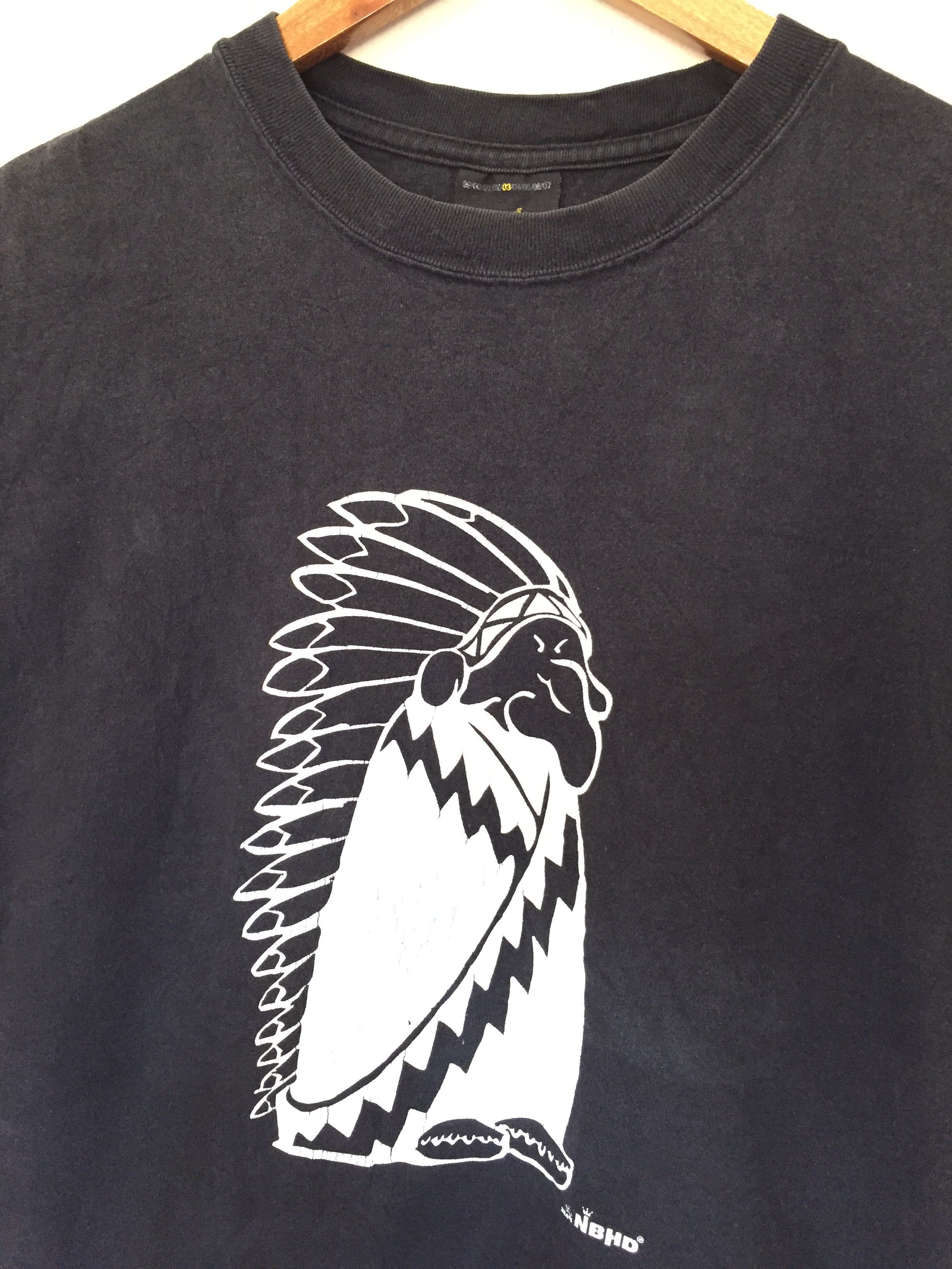 Neighborhood × Wtaps SS02 NEIGHBORHOOD japan Red indian Diablo tee Size US M / EU 48-50 / 2 - 3 Thumbnail