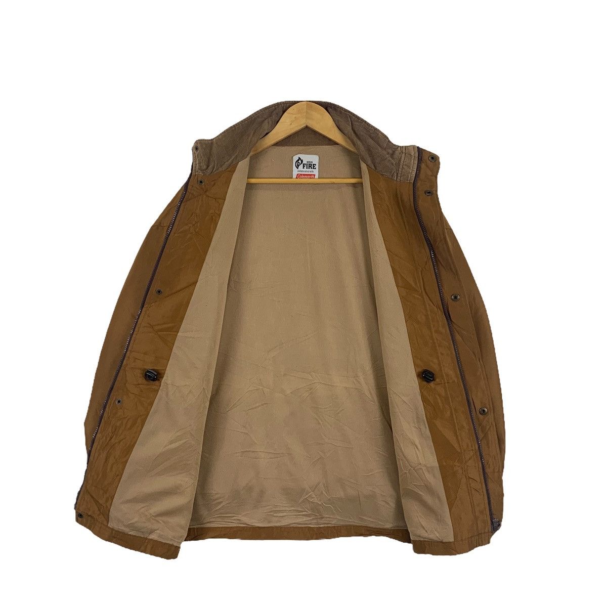 Japanese Brand × Vintage Vintage KIRIN FIRE Coleman Outdoor Sportswear Sweater Jacket Size US XL / EU 56 / 4 - 3 Thumbnail