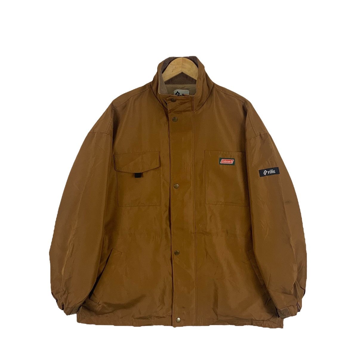 Japanese Brand × Vintage Vintage KIRIN FIRE Coleman Outdoor Sportswear Sweater Jacket Size US XL / EU 56 / 4 - 1 Thumbnail