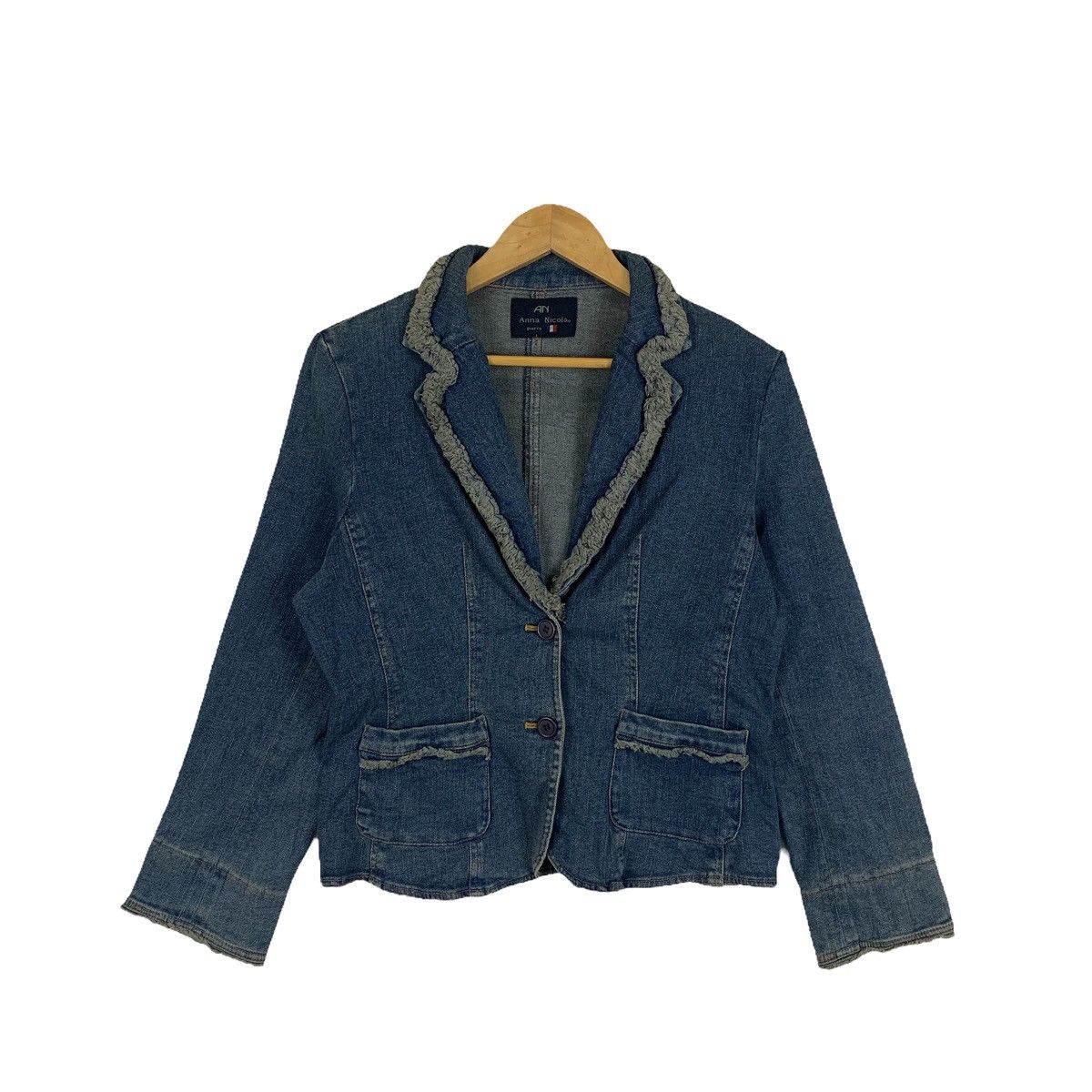 ANNA NICOLA Paris Fashion Designer Denim Jeans Coats Jacket