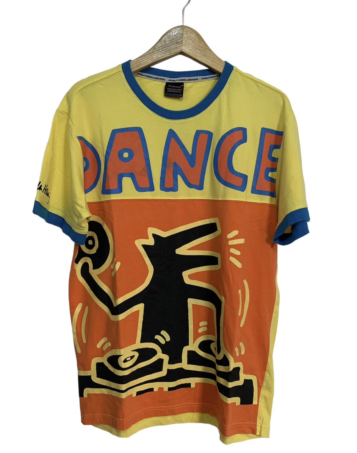 Vintage Fubu x Keith Haring big print t shirt