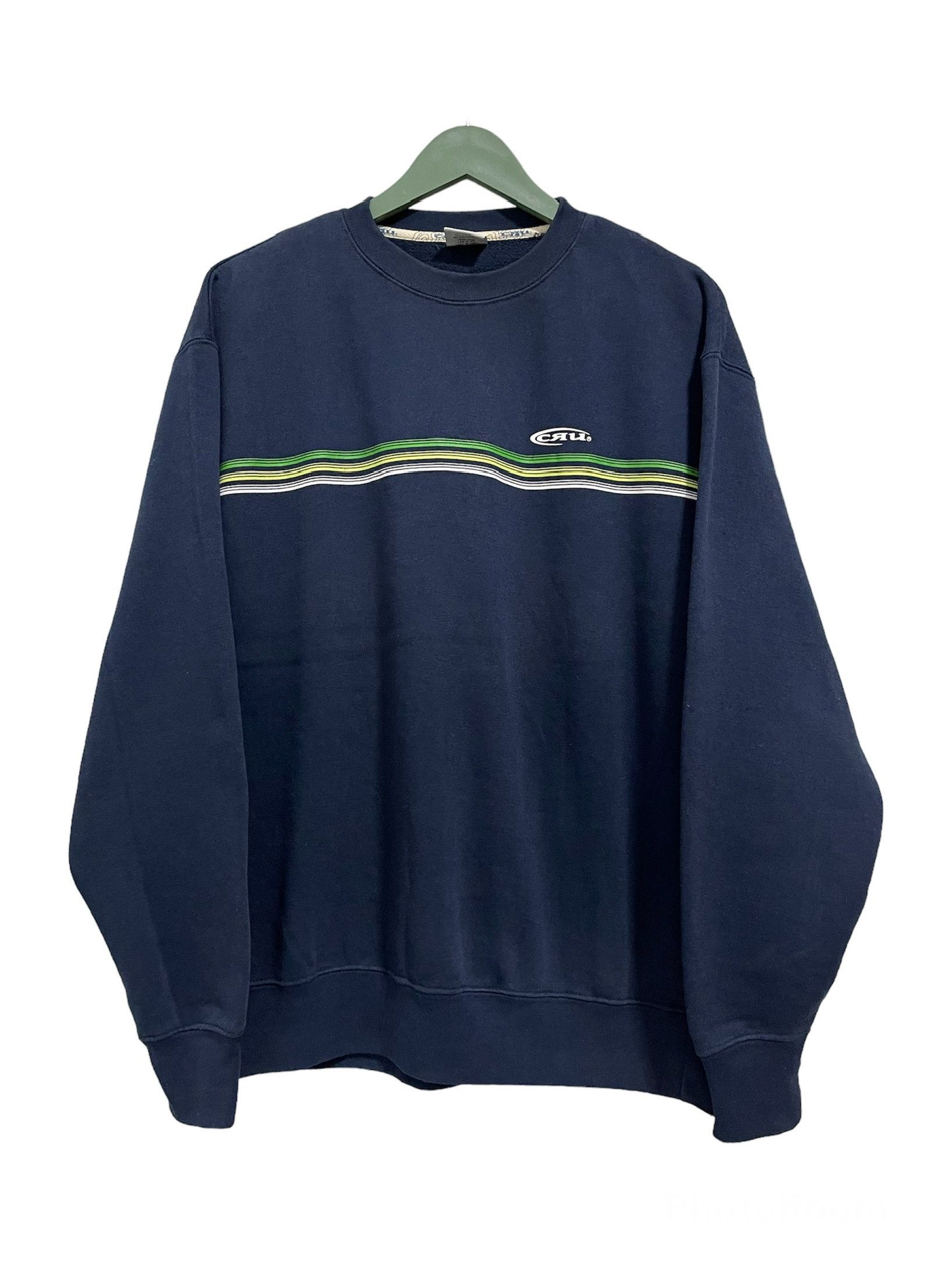 Japanese Brand × Vintage Vintage CRU Surfing Poem Crewneck Sweatshirt Size US L / EU 52-54 / 3 - 2 Thumbnail
