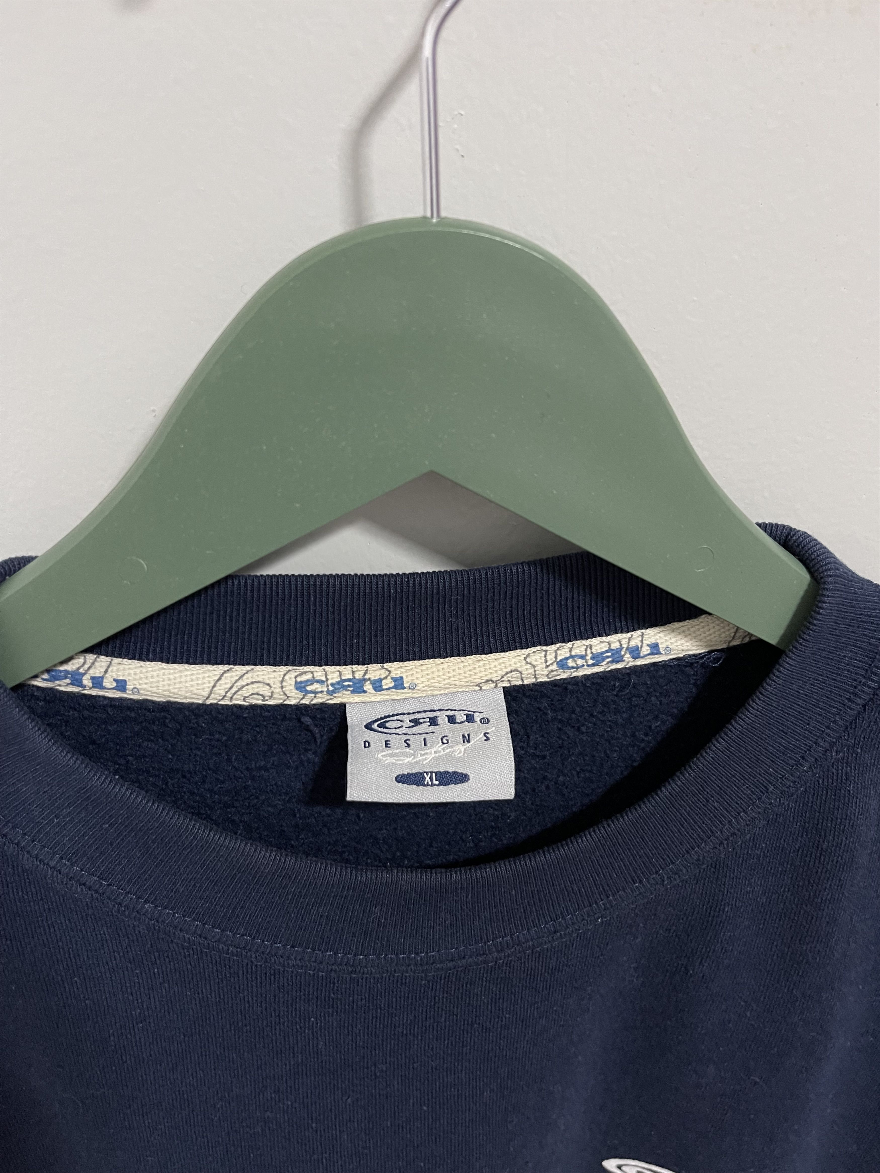 Japanese Brand × Vintage Vintage CRU Surfing Poem Crewneck Sweatshirt Size US L / EU 52-54 / 3 - 7 Thumbnail