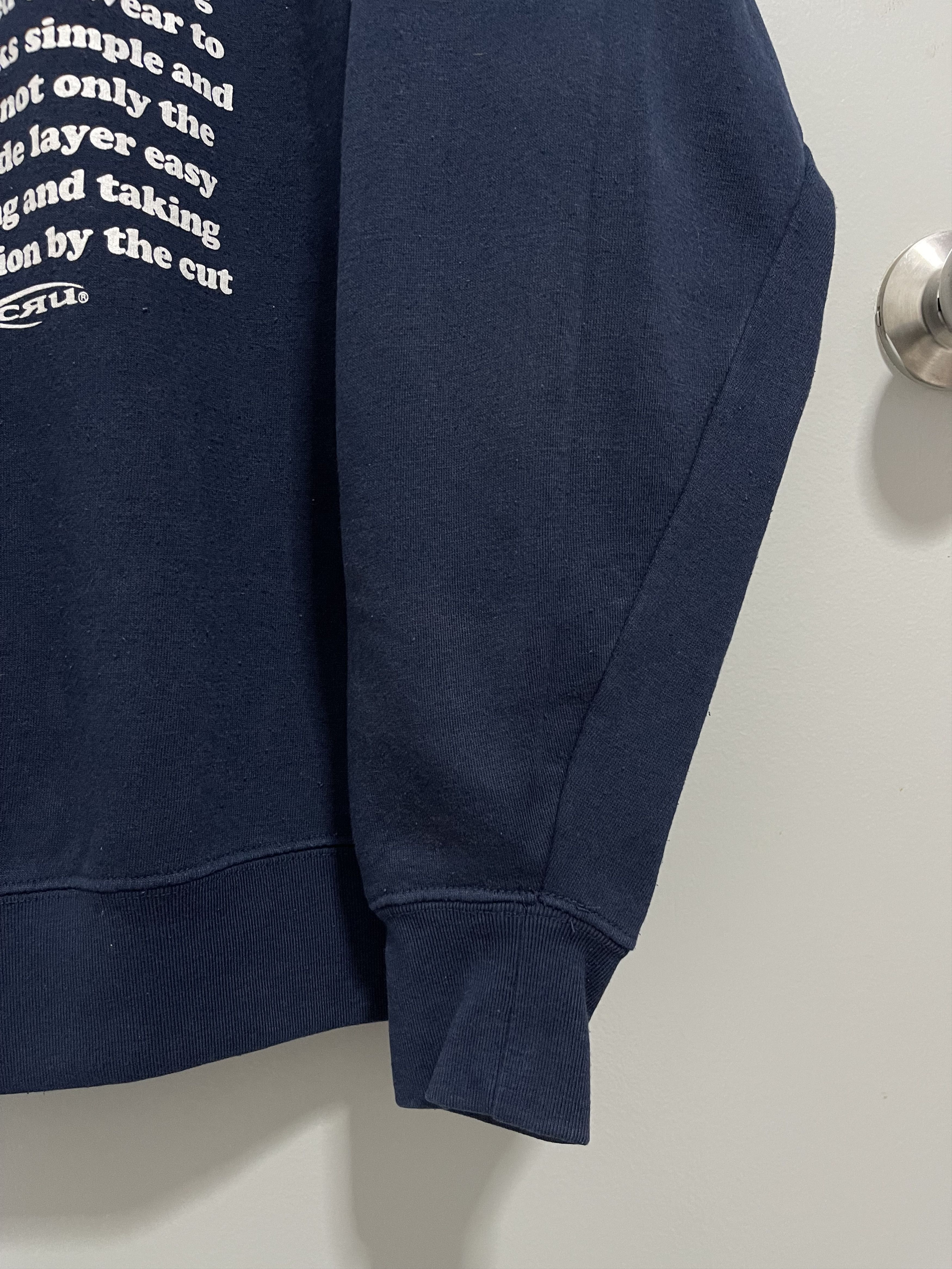 Japanese Brand × Vintage Vintage CRU Surfing Poem Crewneck Sweatshirt Size US L / EU 52-54 / 3 - 4 Thumbnail