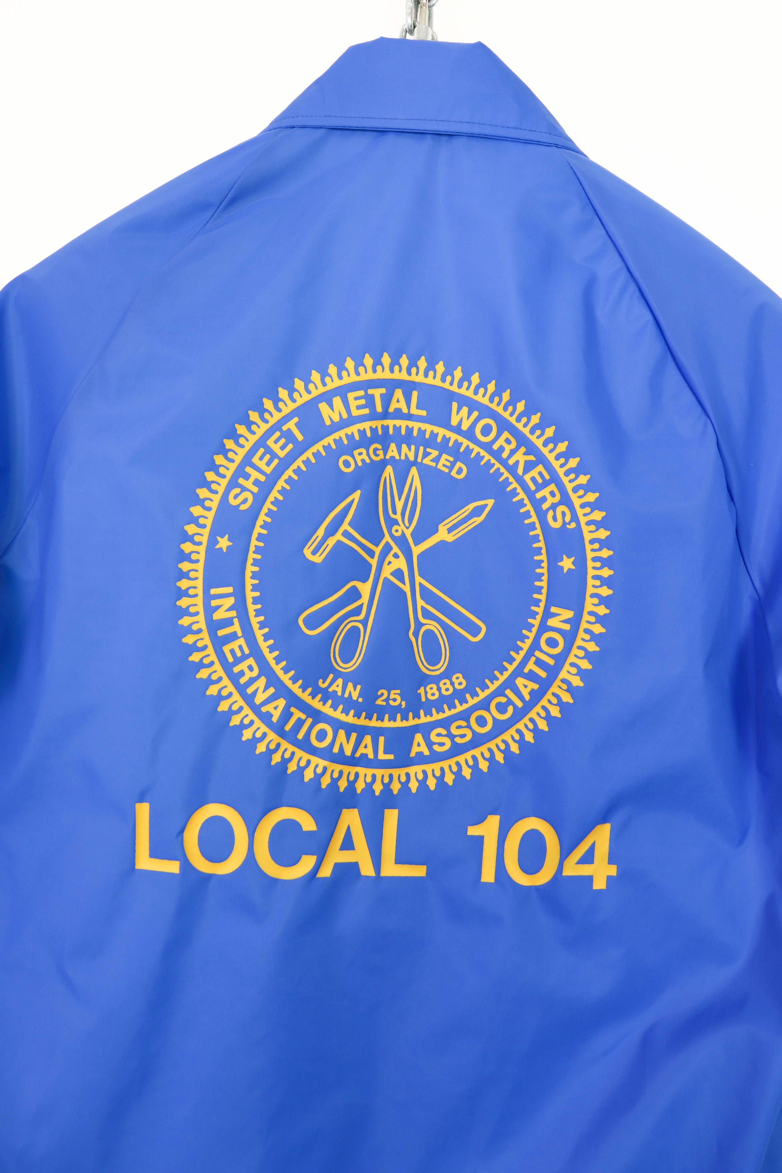 Vintage Sheet Metal Workers Vintage Union Made Nylon Coach Jacket Size US M / EU 48-50 / 2 - 4 Thumbnail