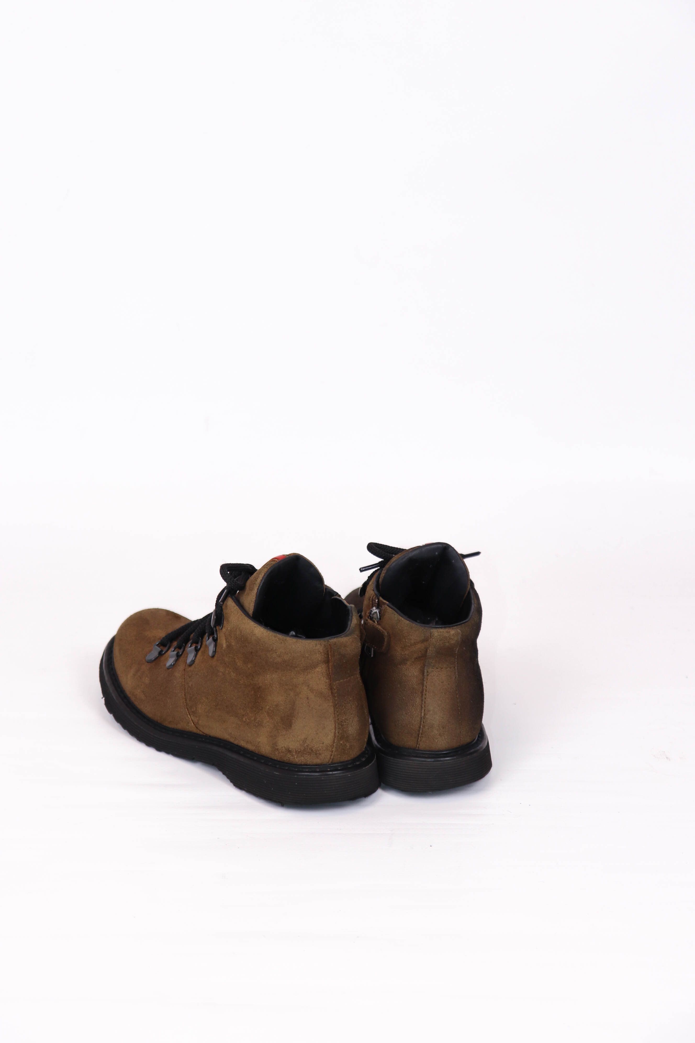 Prada Prada Vintage 0T 0545 Women’s Faded Brown Suede Boots Size US 4 / IT 34 - 4 Thumbnail
