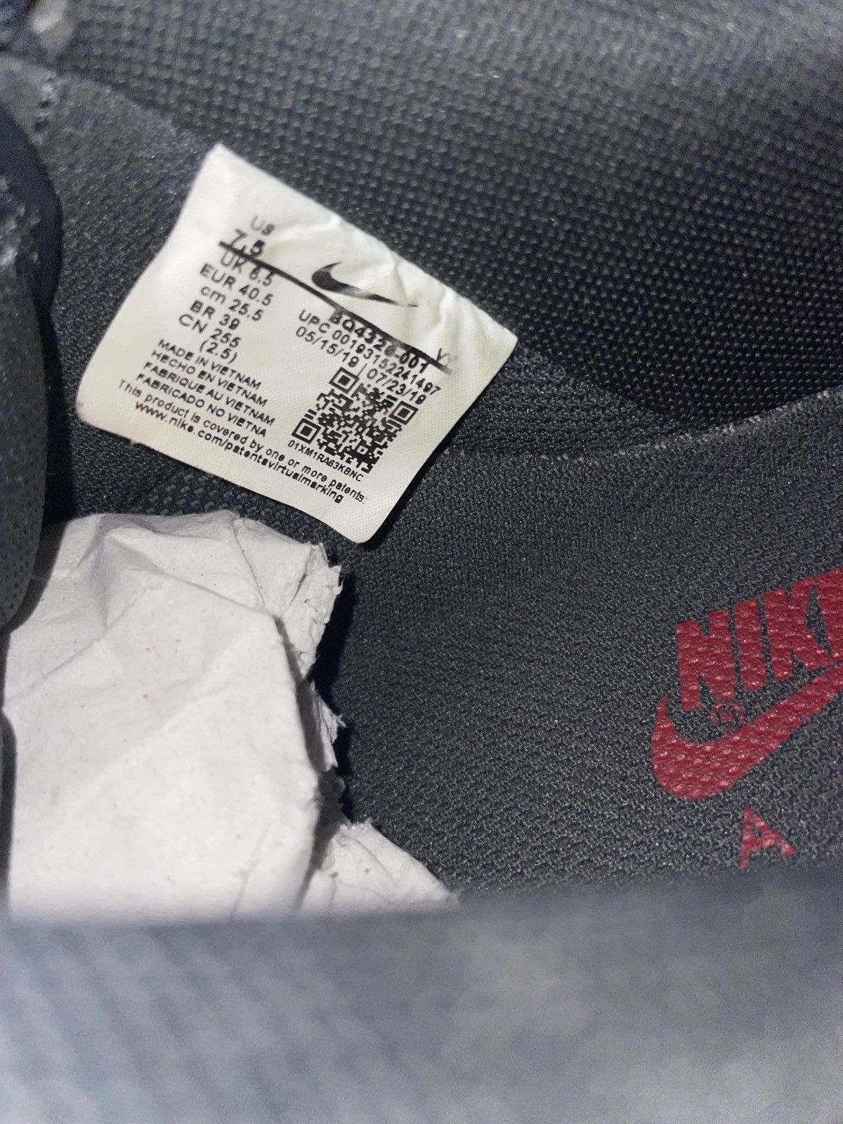 Nike Air Force 1 ‘Anthracite’ Size US 8 / EU 41 - 6 Thumbnail