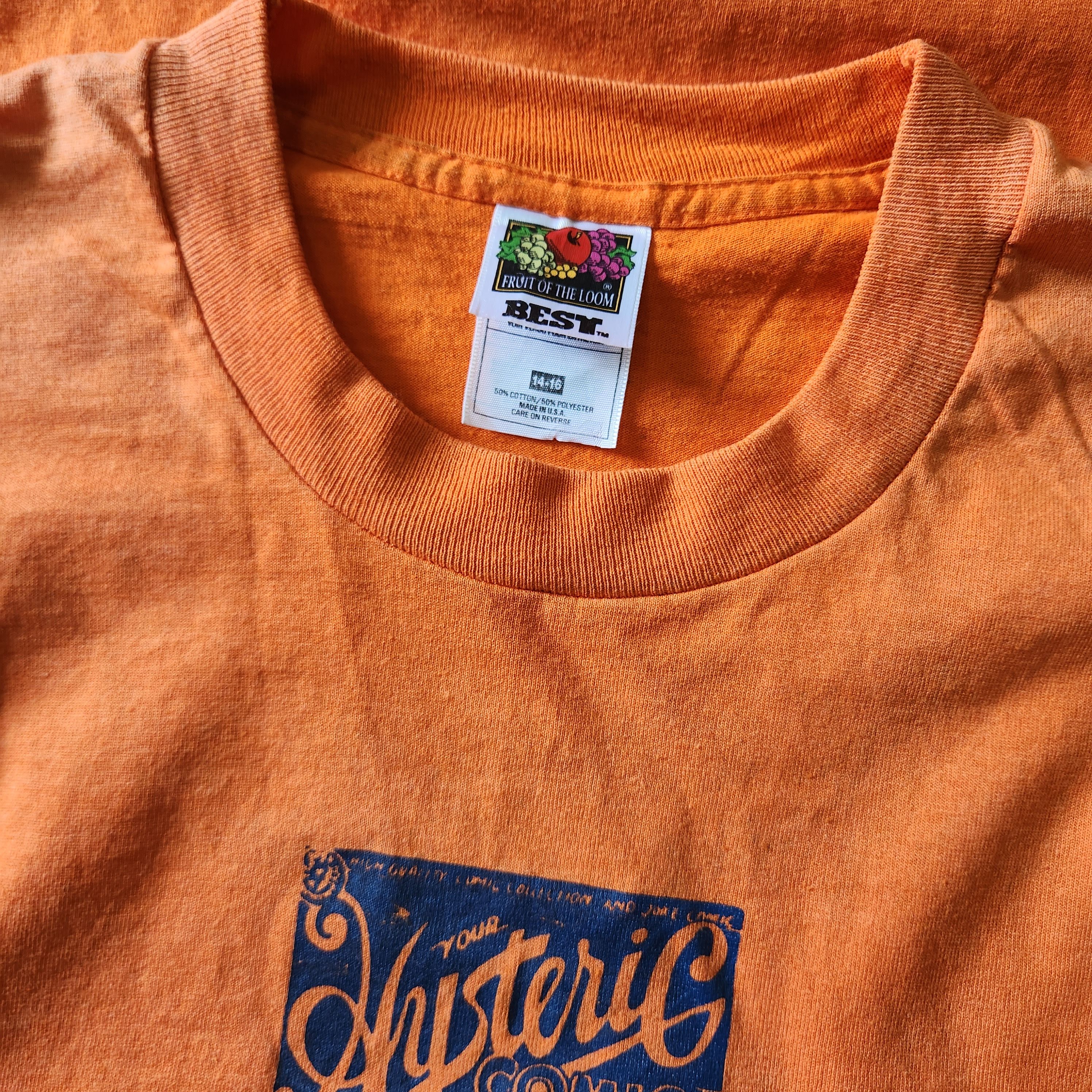 Fruit Of The Loom × Hysteric Glamour × Vintage Vintage Hysteric Glamour Comic Poster TShirt Single Stitches Size US S / EU 44-46 / 1 - 7 Thumbnail