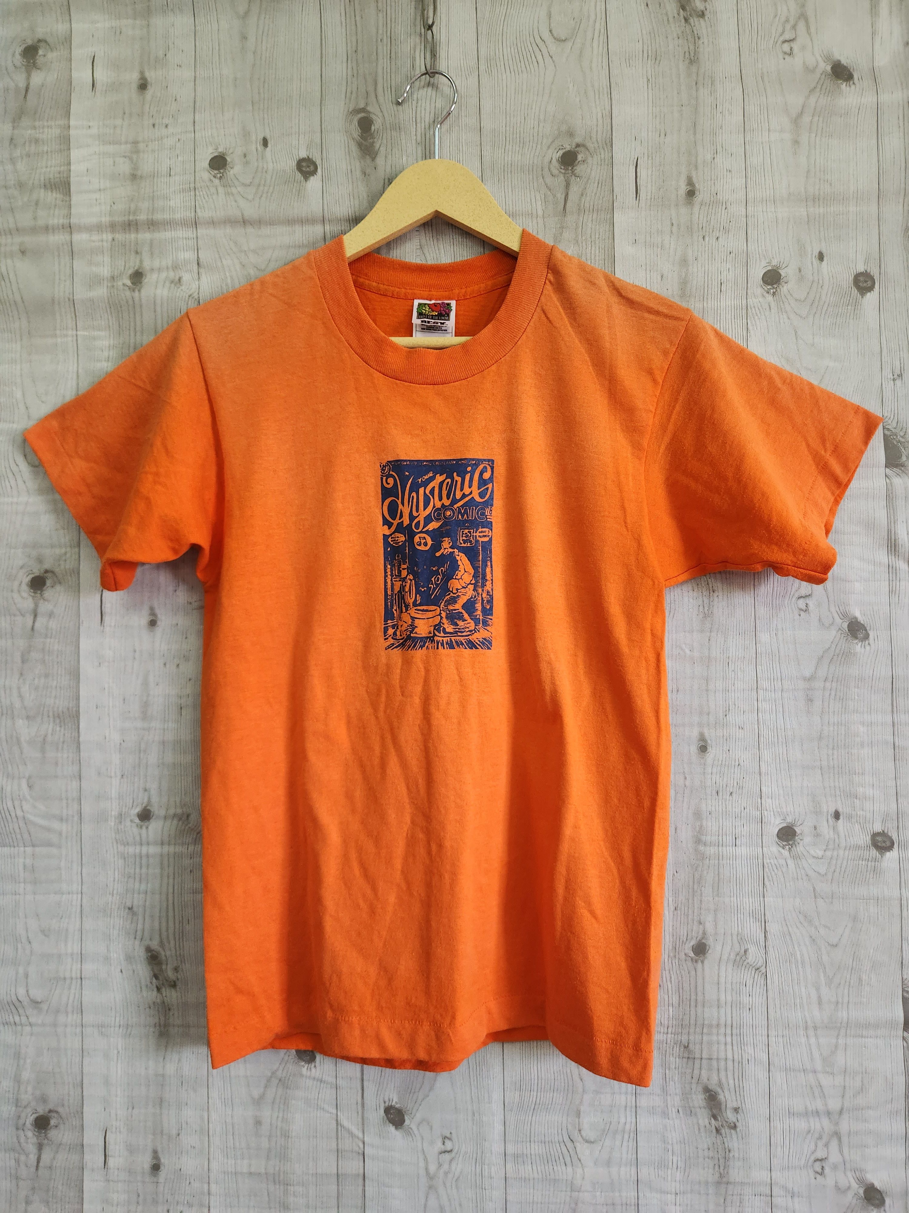 Fruit Of The Loom × Hysteric Glamour × Vintage Vintage Hysteric Glamour Comic Poster TShirt Single Stitches Size US S / EU 44-46 / 1 - 1 Thumbnail