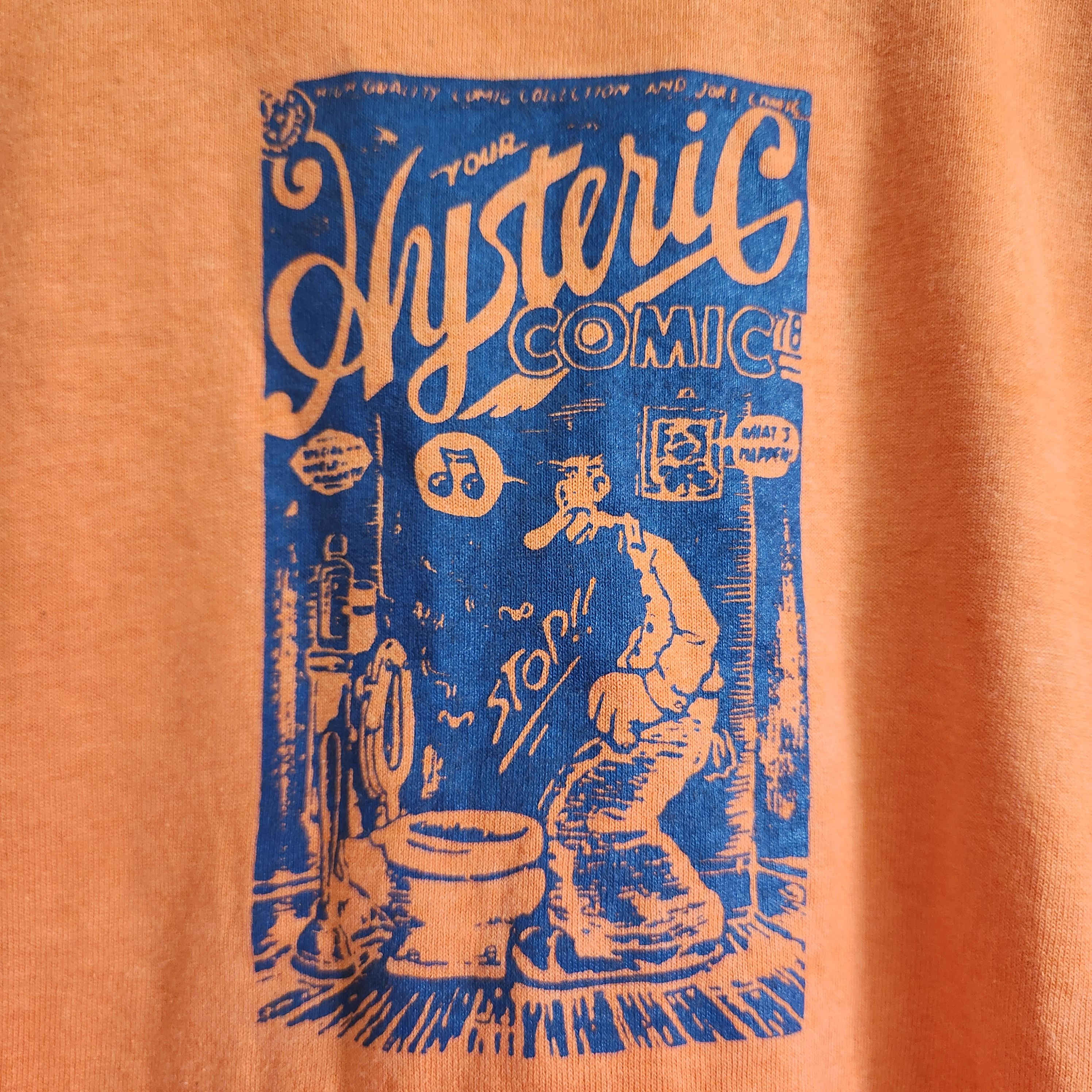 Fruit Of The Loom × Hysteric Glamour × Vintage Vintage Hysteric Glamour Comic Poster TShirt Single Stitches Size US S / EU 44-46 / 1 - 16 Thumbnail