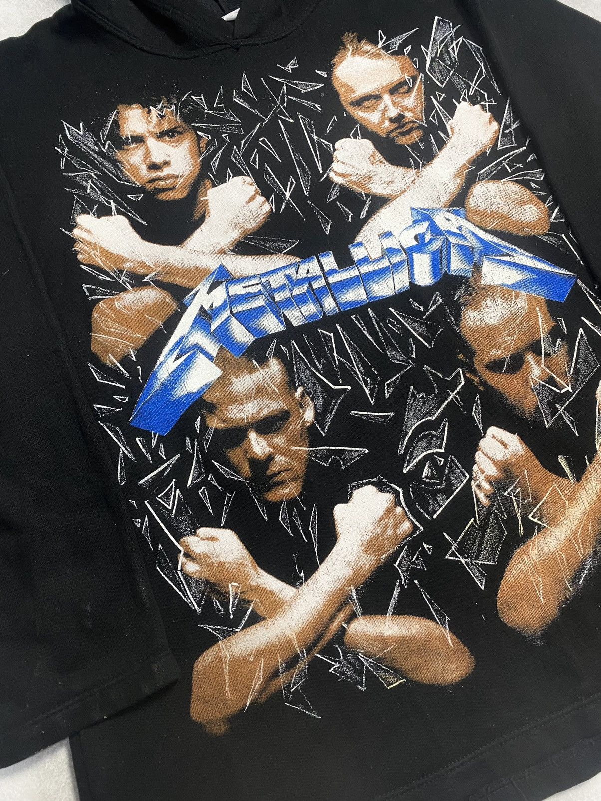 Band Tees Vintage 90s Metallica AOP Print Metal Band Tee Hoodie XL Size US XL / EU 56 / 4 - 3 Thumbnail