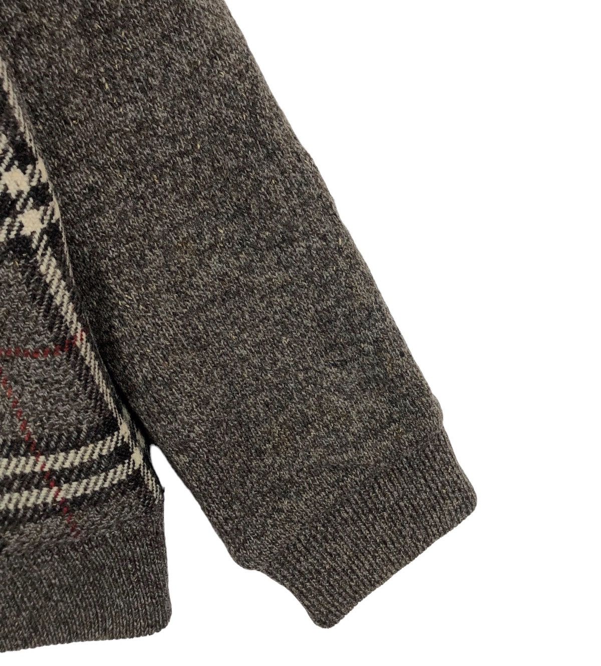 Burberry VINRAGE BURBERRY OF LONDON NOVA CHECK WOOL KNIT JACKET Size US L / EU 52-54 / 3 - 5 Thumbnail