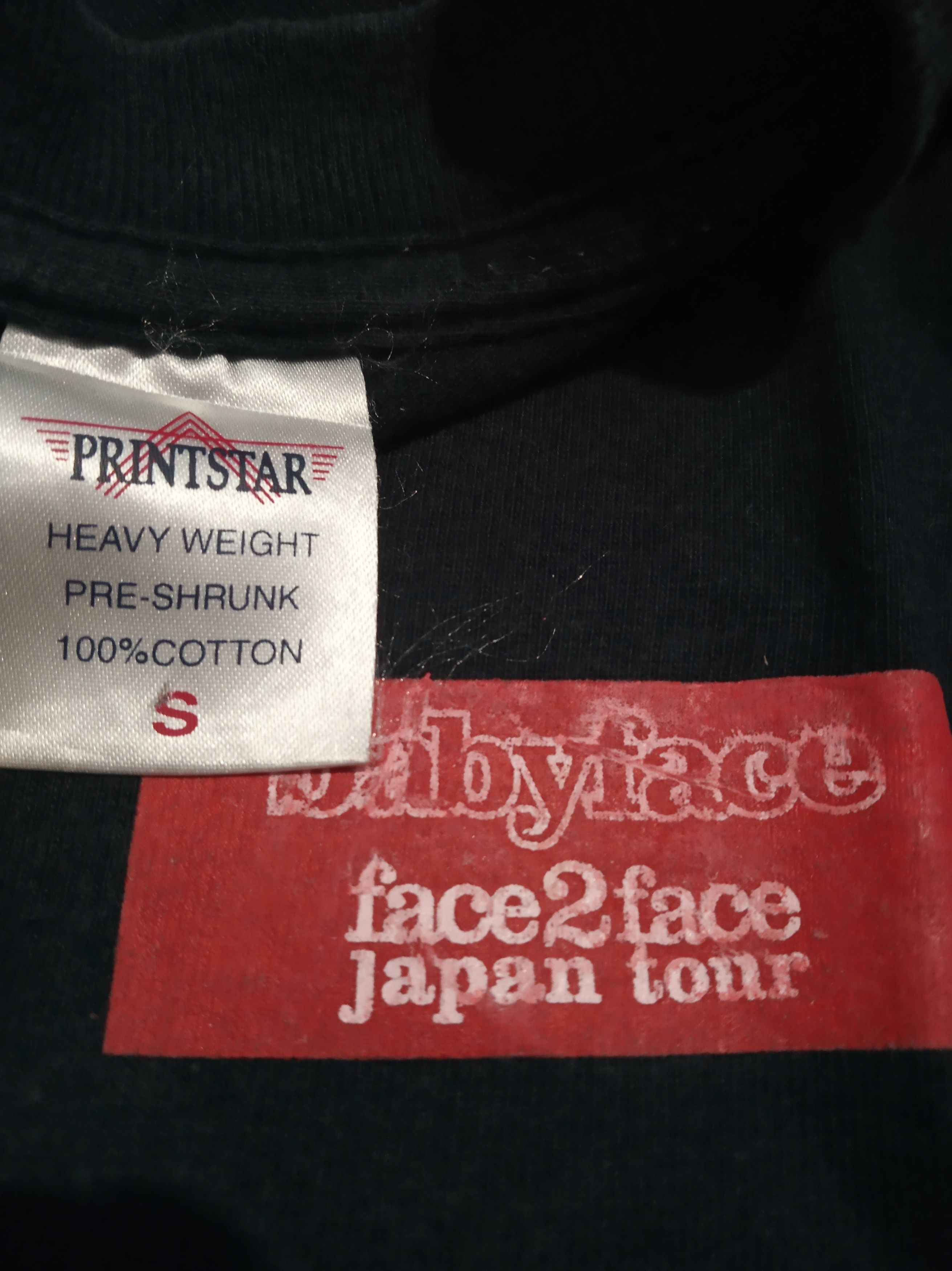 Rap Tees Babyface "face2face" Japan tour Size US S / EU 44-46 / 1 - 5 Thumbnail