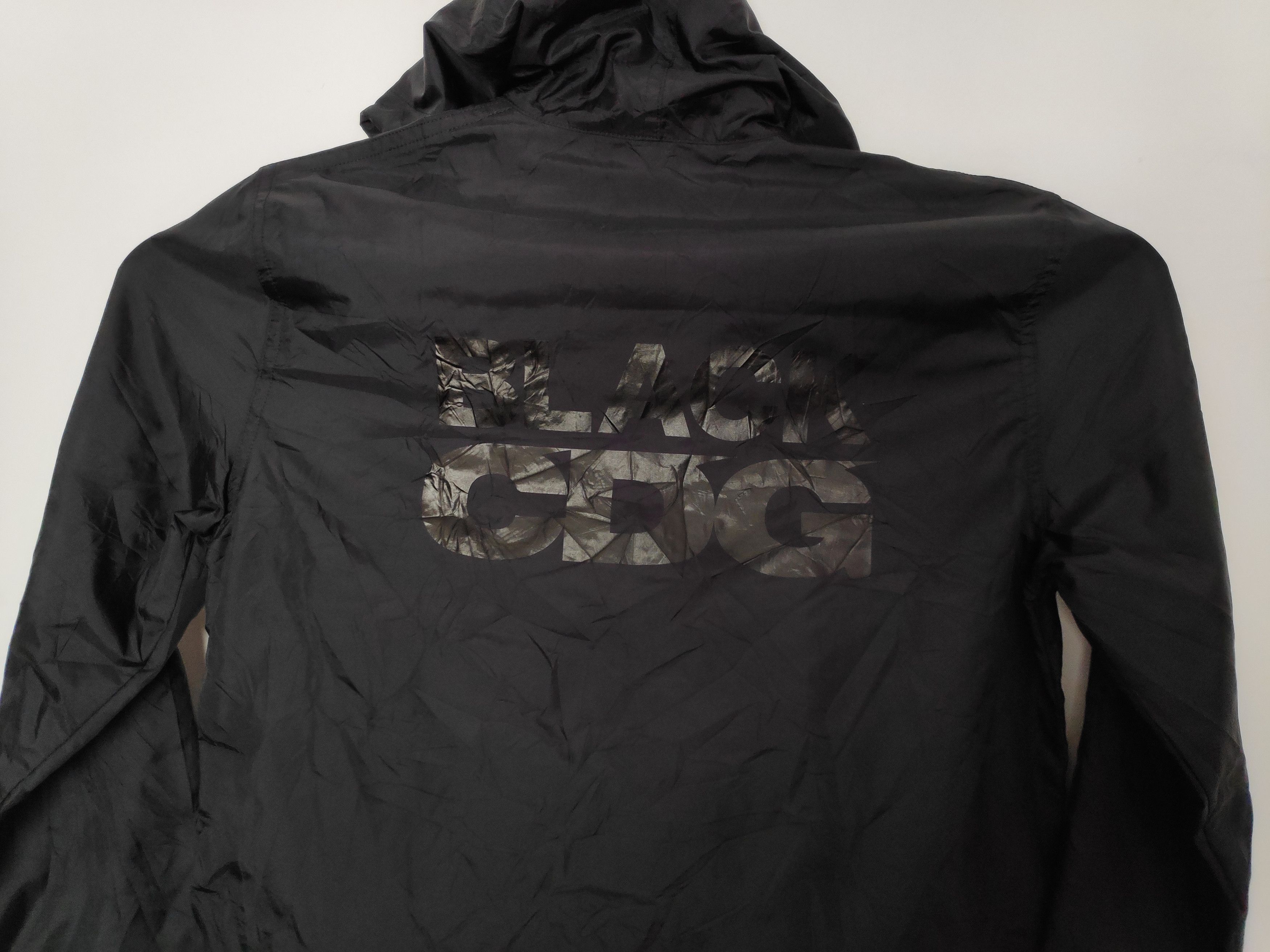 Comme des Garcons Black Rare!! Vintage Comme Des Garcons Black Windbreaker Jacket Size US M / EU 48-50 / 2 - 2 Thumbnail