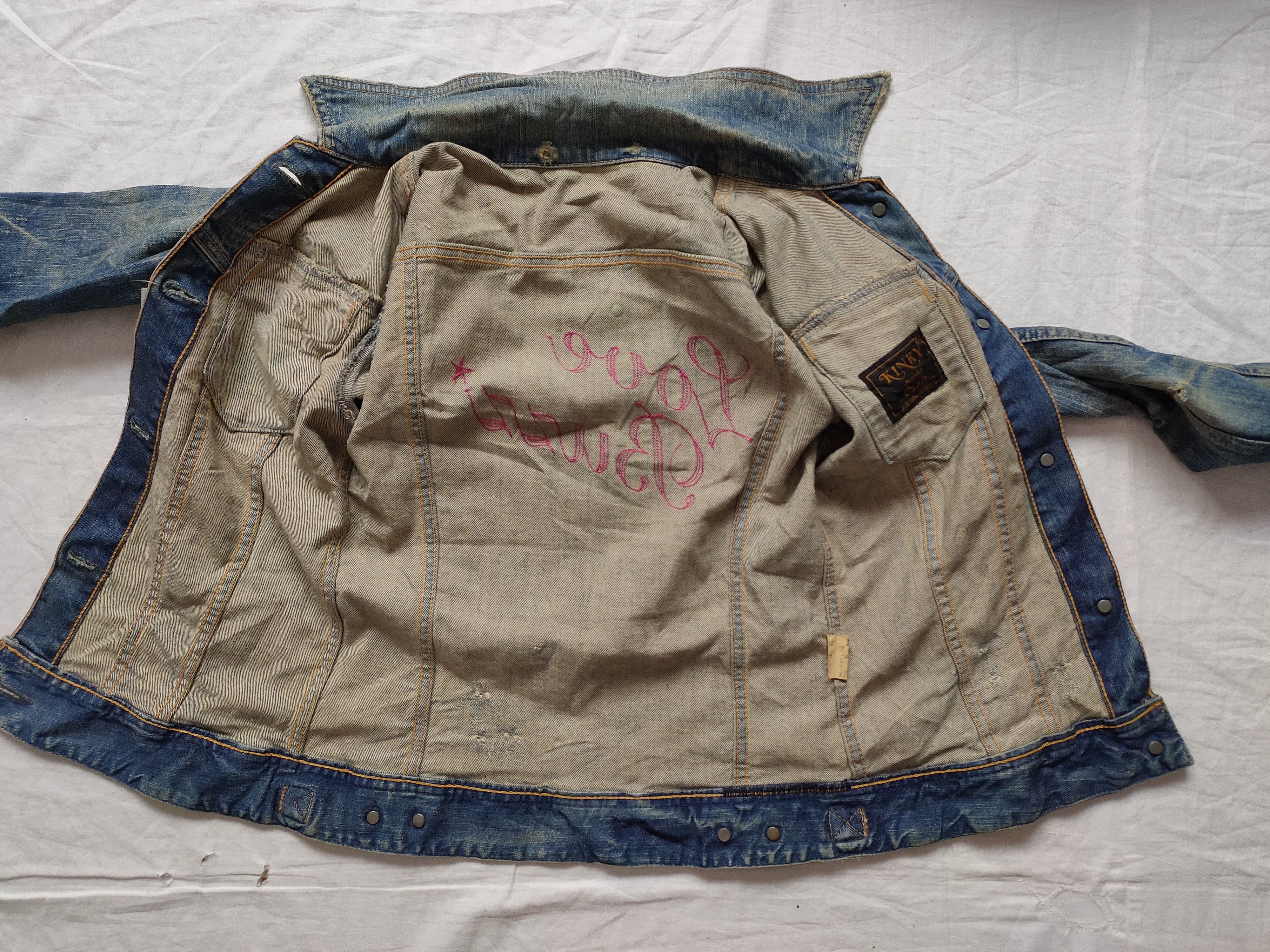 Hysteric Glamour Vintage 90s Hysteric Glamour Kinky Jeans Denim Jacket Size US S / EU 44-46 / 1 - 9 Thumbnail