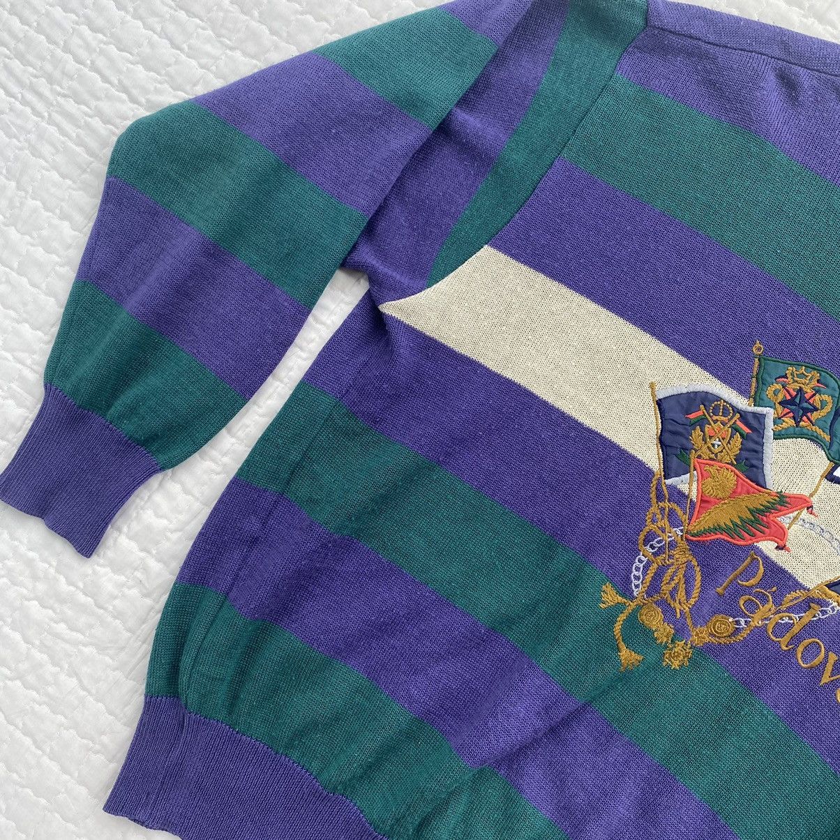 Japanese Brand Padova Embroidered Longsleeve Knitwear Size US L / EU 52-54 / 3 - 3 Thumbnail