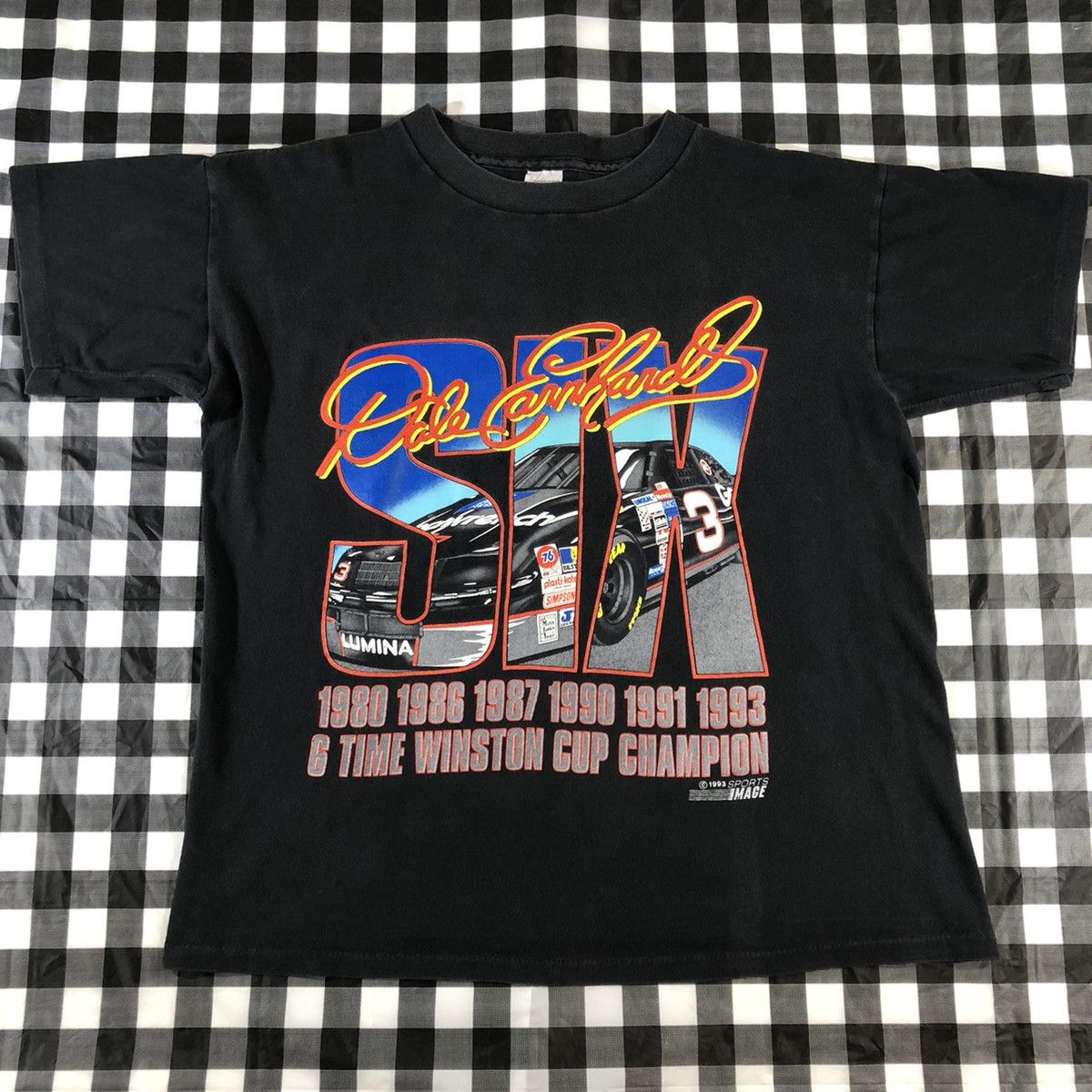 Vintage Dale Earnhardt 1993 NASCAR Chevy Winston Vintage Tee Size US L / EU 52-54 / 3 - 1 Thumbnail