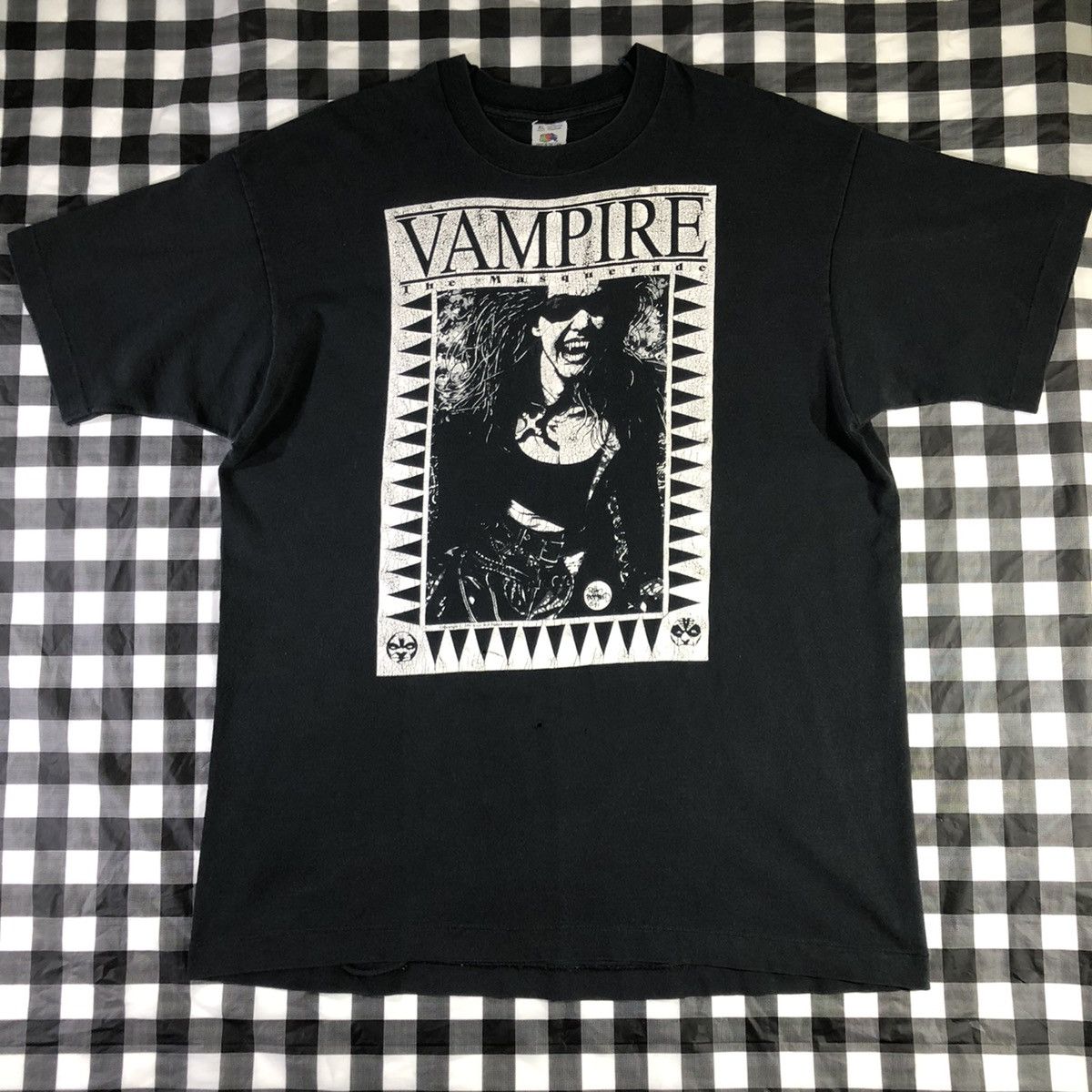 Vintage Vampire The Masquerade 1991 Fashion Victim Game Vintage Tee