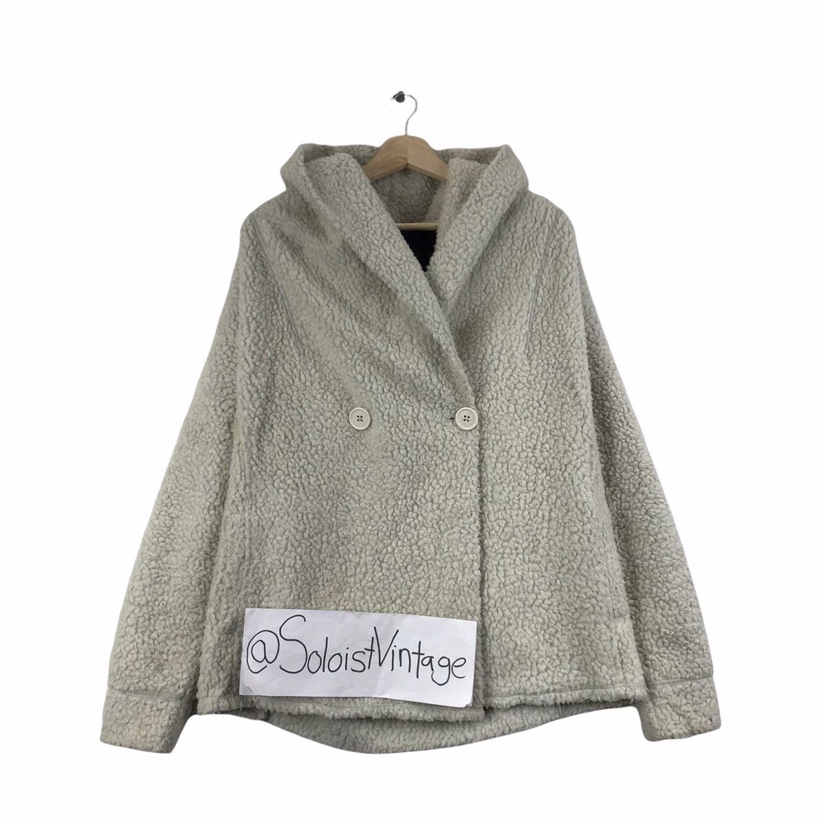 Japanese Brand AZUL By MOUSSY Japanese Brand Wool Fleece Long Jacket Size US M / EU 48-50 / 2 - 1 Thumbnail