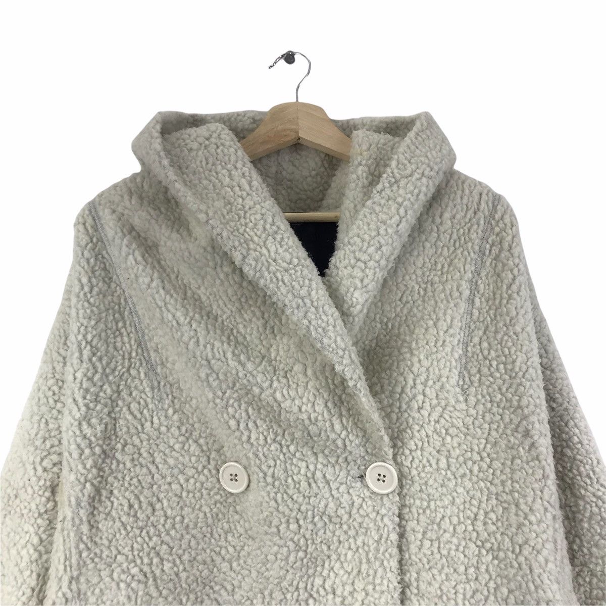Japanese Brand AZUL By MOUSSY Japanese Brand Wool Fleece Long Jacket Size US M / EU 48-50 / 2 - 3 Thumbnail