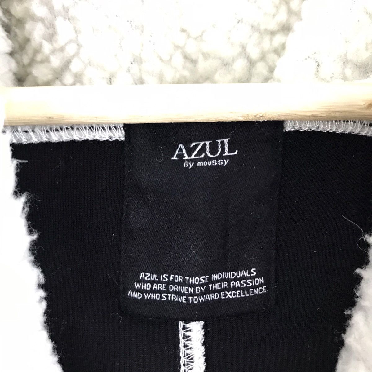 Japanese Brand AZUL By MOUSSY Japanese Brand Wool Fleece Long Jacket Size US M / EU 48-50 / 2 - 4 Thumbnail