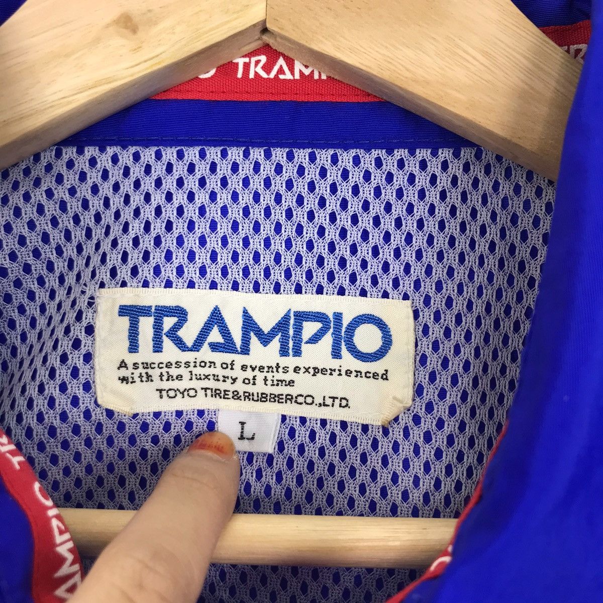 Vintage Vintage TRAMPIO By TOYO TYRE Japan Racing Team Jacket Size US L / EU 52-54 / 3 - 4 Thumbnail