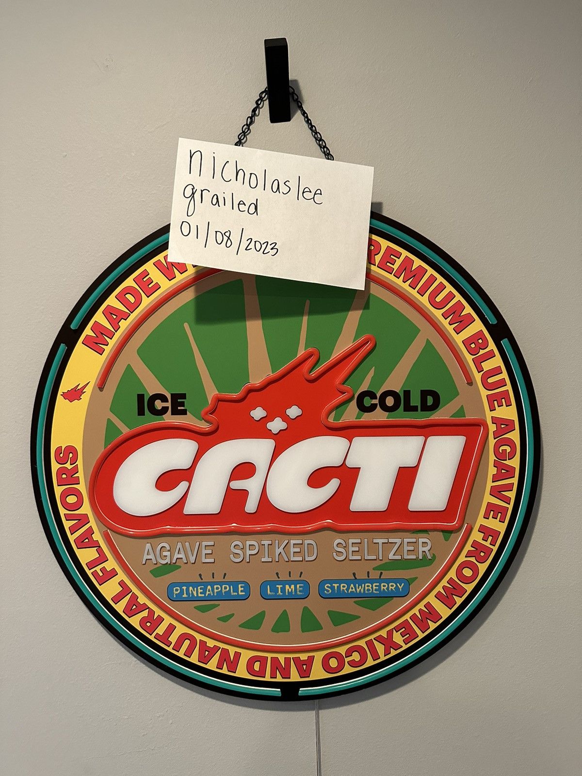 Travis Scott Travis Scott Cacti Seal Neon Sign Size ONE SIZE - 3 Thumbnail