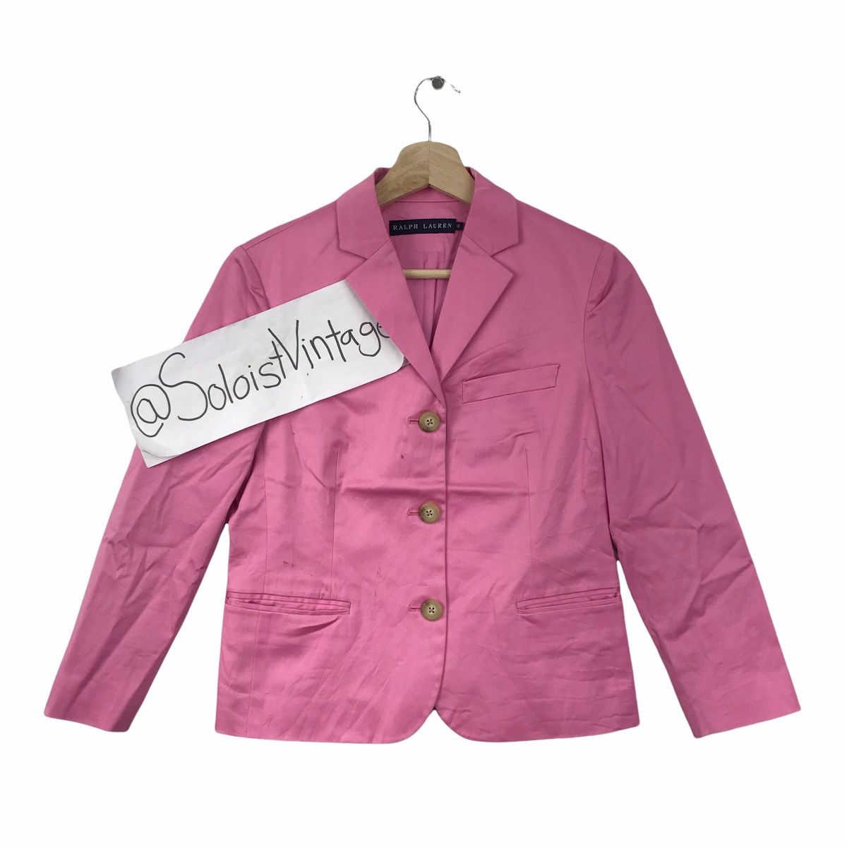 Ralph Lauren RALPH LAUREN RL Pink Blazer Coat Jacket Size US XS / EU 42 / 0 - 1 Thumbnail