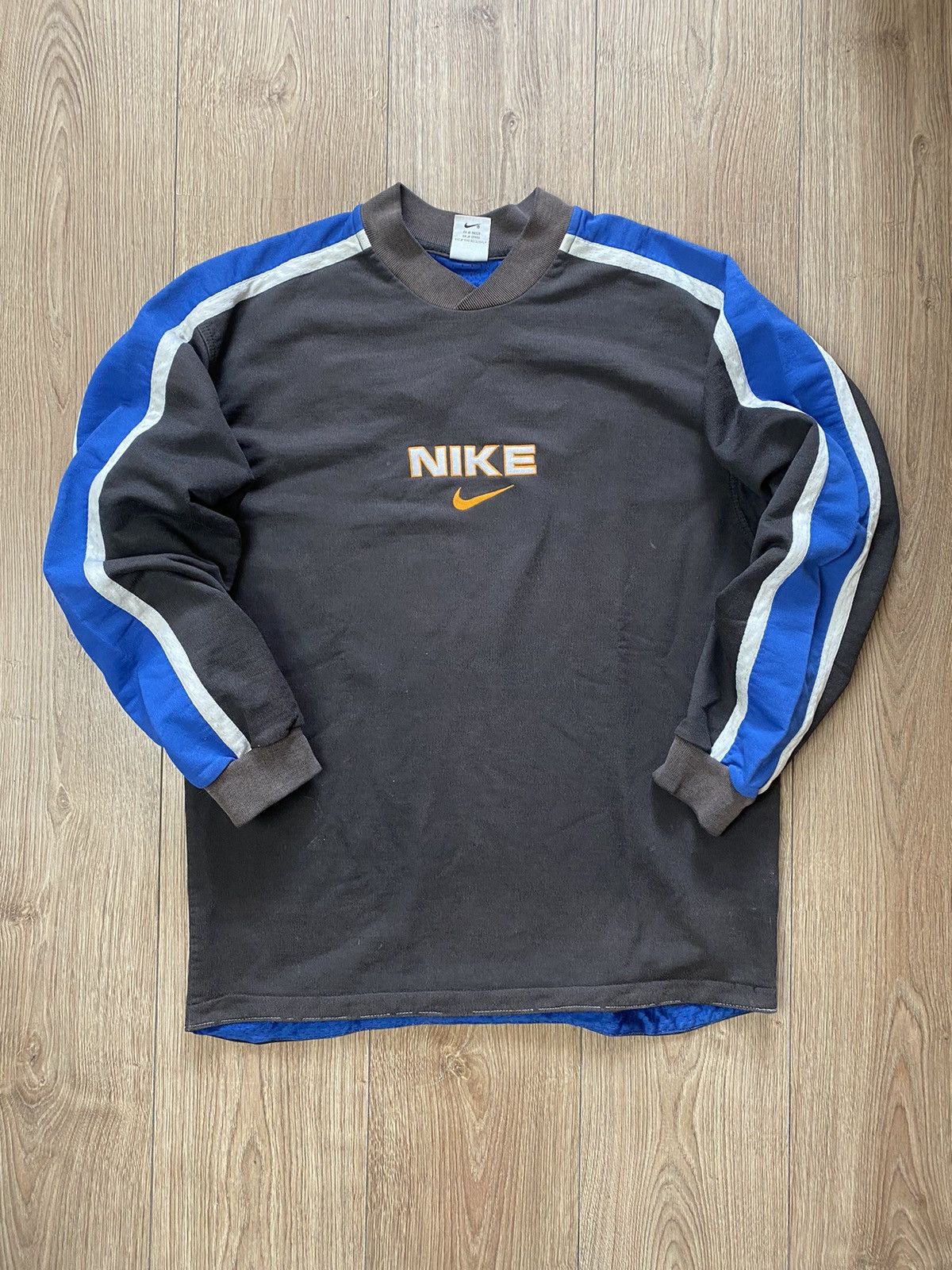 Vintage Vintage Sweatshirt Nike Double Logo Y2K Size US M / EU 48-50 / 2 - 1 Thumbnail