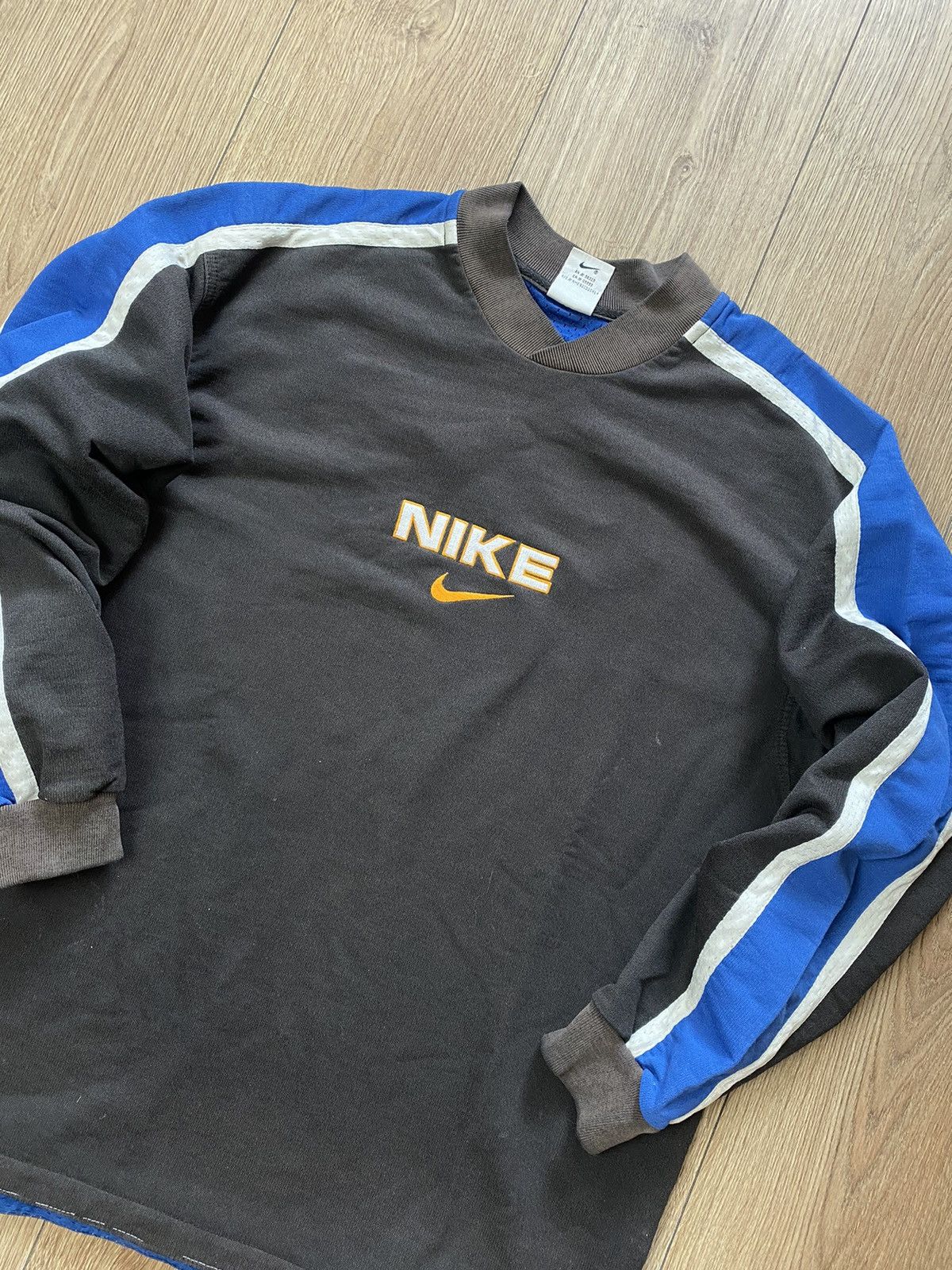Vintage Vintage Sweatshirt Nike Double Logo Y2K Size US M / EU 48-50 / 2 - 2 Thumbnail