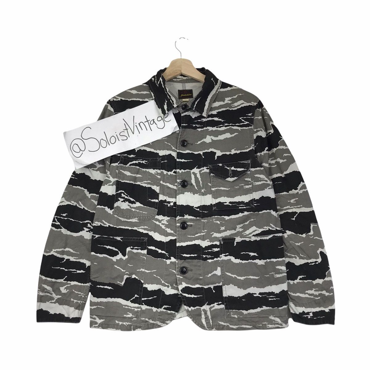 Japanese Brand YANKSHIRE Japanese Brand Camouflage Army Jacket Size US M / EU 48-50 / 2 - 1 Thumbnail