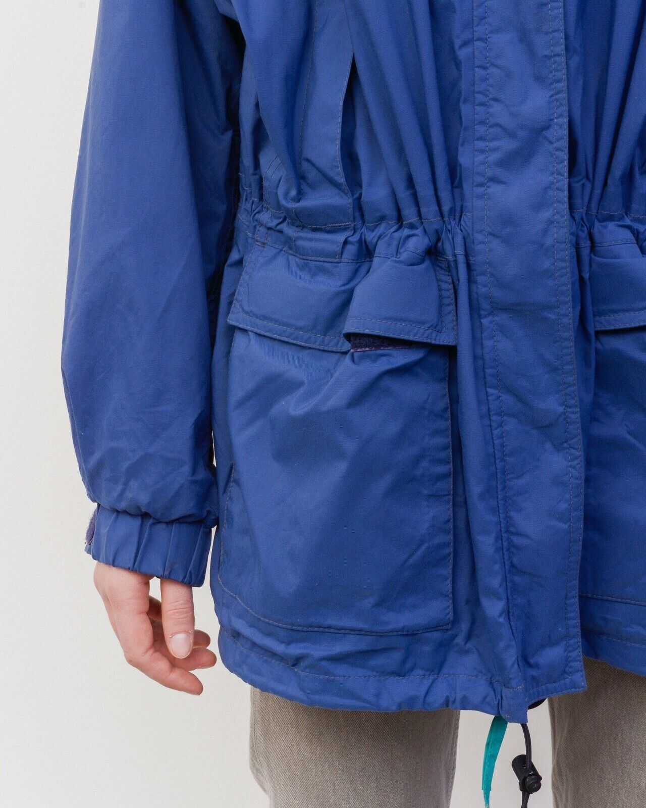 Columbia × Vintage XL Jacket Windbreaker 90s Sportswear Blue Green Coat Size XL / US 12-14 / IT 48-50 - 8 Thumbnail