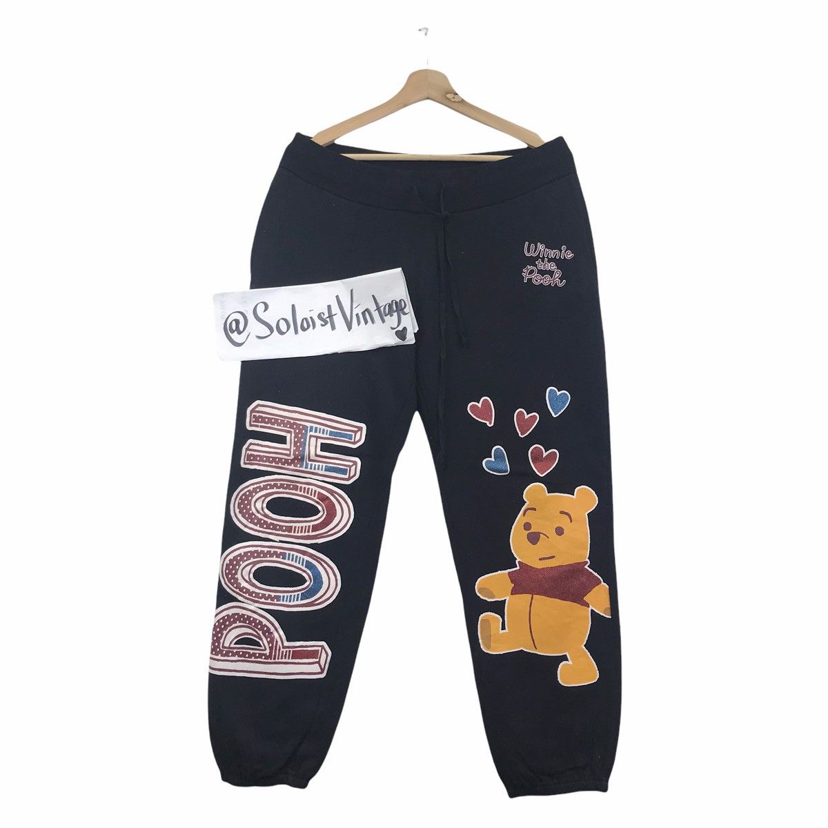 Disney WINNIE THE POOH Disney Animation CartoonJoggerpant Sweatpant Size US 32 / EU 48 - 1 Thumbnail