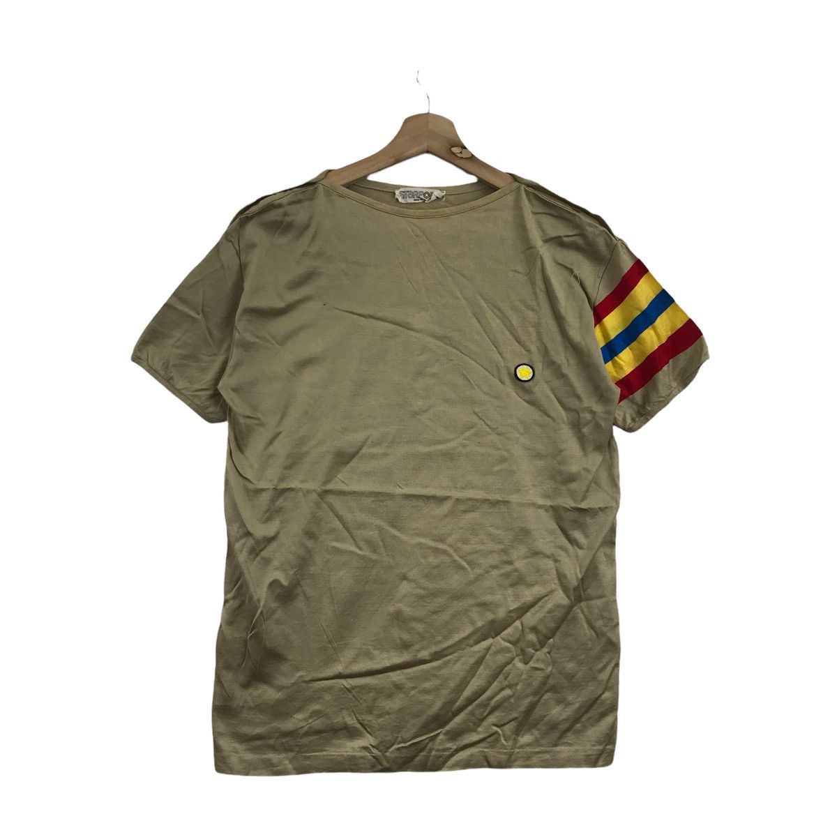 Vintage Vintage STARPOINT ITALY Army Airforce Embroidered T Shirt Size US S / EU 44-46 / 1 - 1 Thumbnail