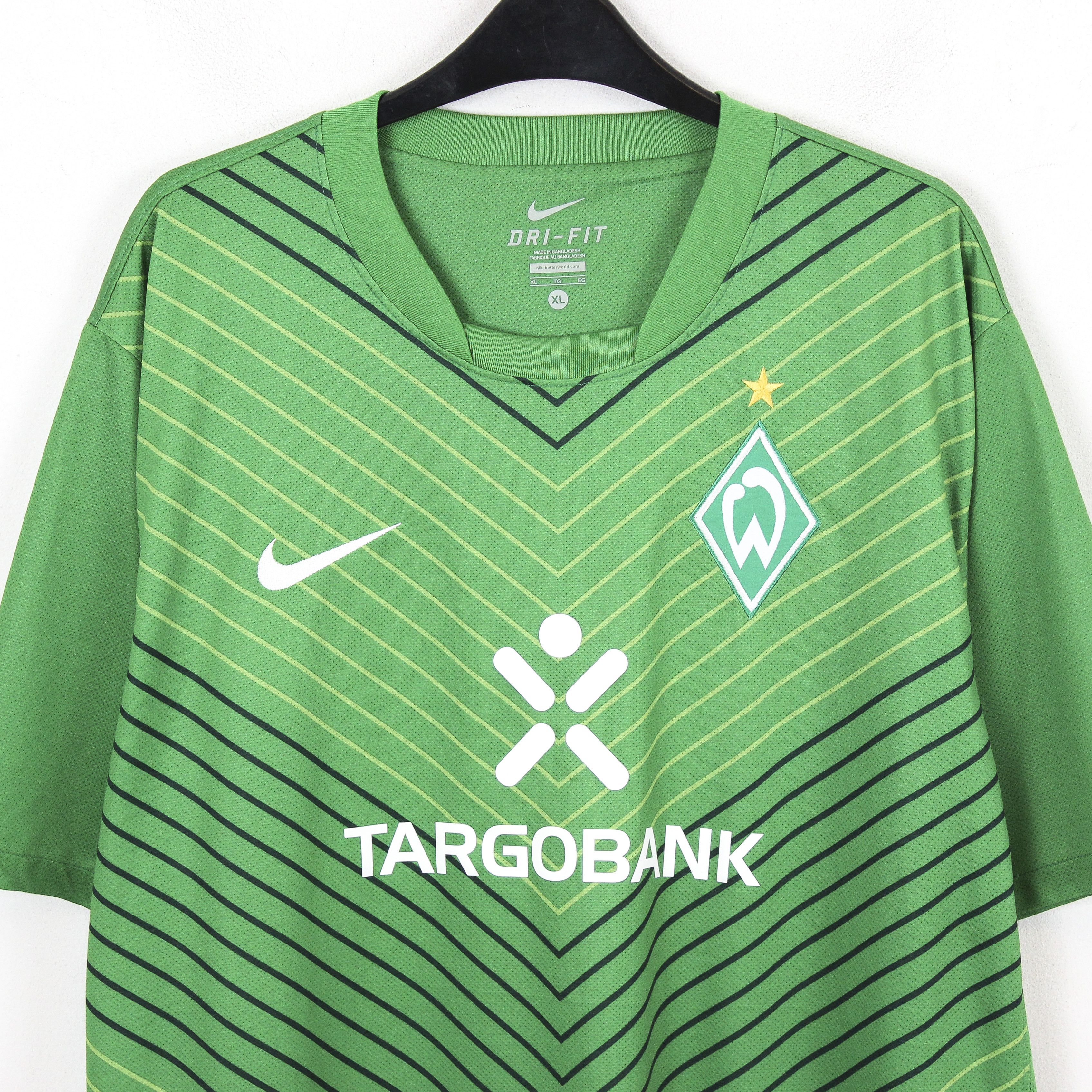 Nike SV Werder Bremen Mens XL Football Shirt Kit Home 2011 2012 Size US XL / EU 56 / 4 - 2 Thumbnail