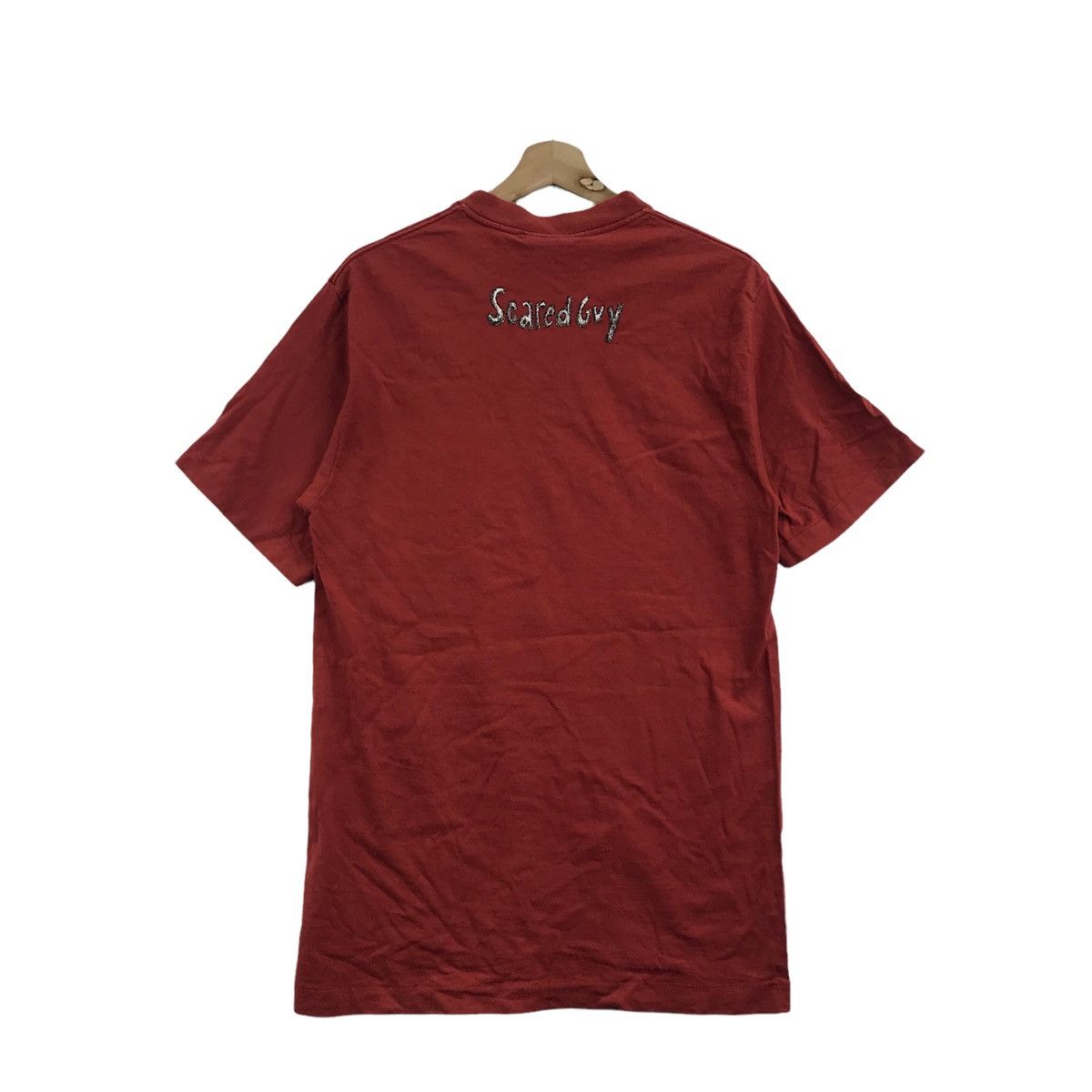 Levi's Vintage 94 LEVIS x SCARED GUYS Usa K. Freedman Red T Shirt Size US M / EU 48-50 / 2 - 7 Thumbnail