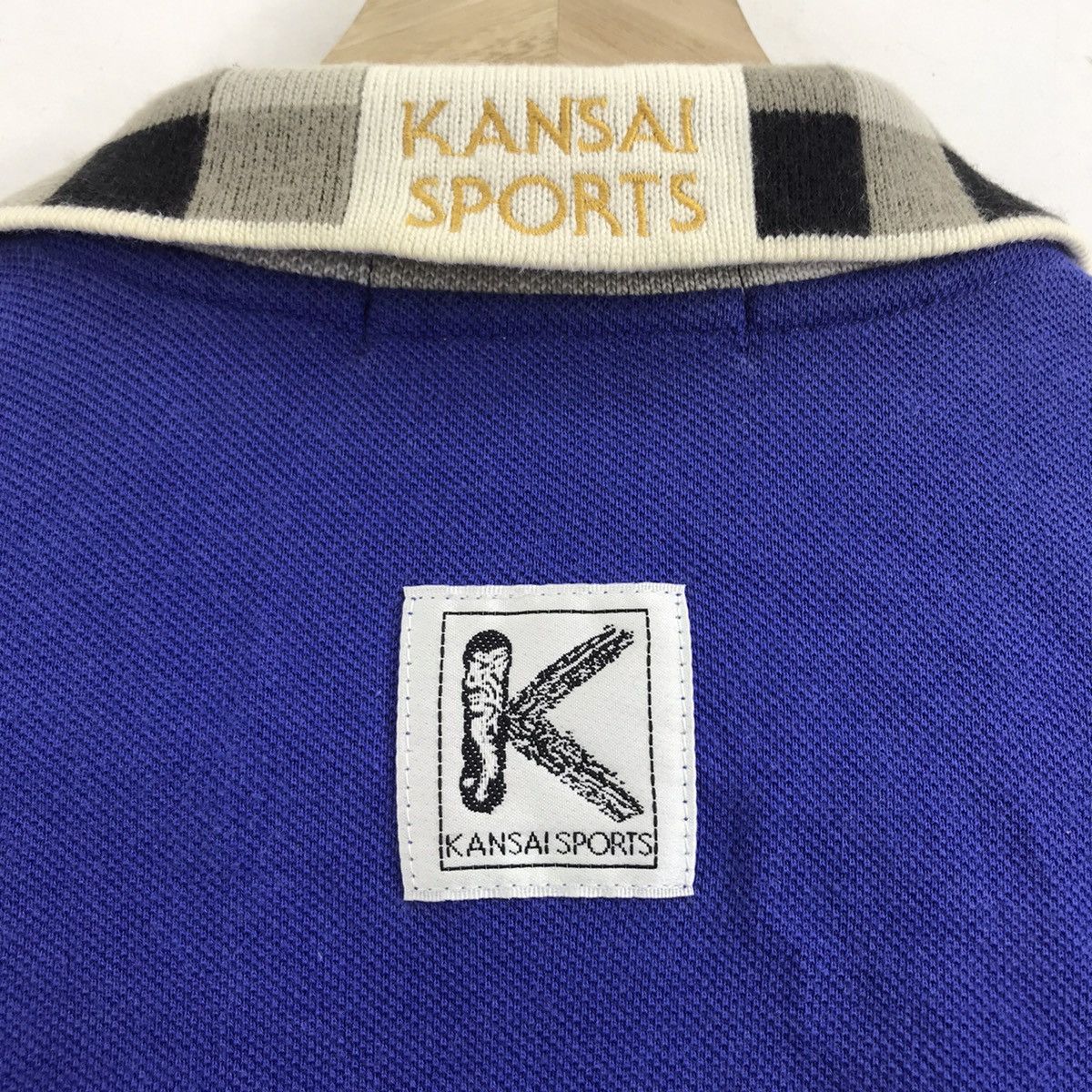 Kansai Yamamoto KANSAI SPORTS Kansai Yamamoto Japanese Brand Collar T Shirt Size US L / EU 52-54 / 3 - 9 Thumbnail